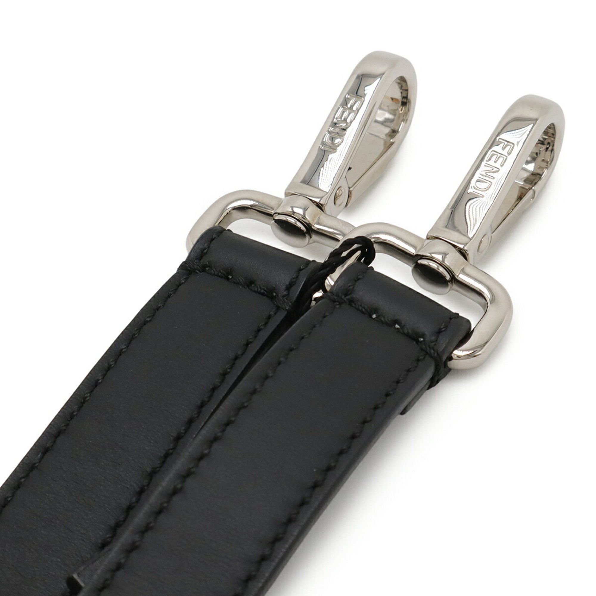 Fendi FENDI Zucca pattern shoulder strap for bags, fur and leather, beige black, 8AV122 Size ONE SIZE - 4 Thumbnail