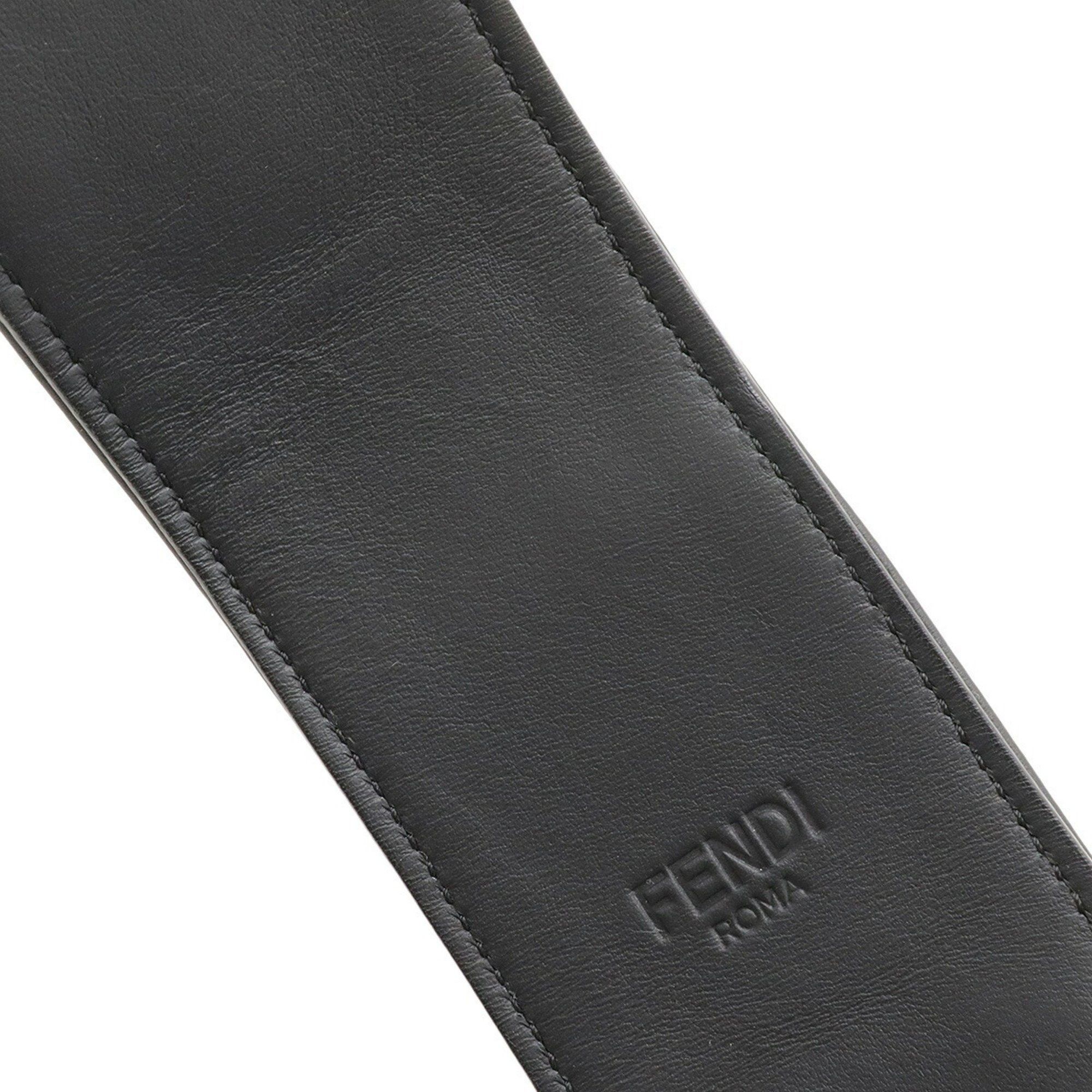 Fendi FENDI Zucca pattern shoulder strap for bags, fur and leather, beige black, 8AV122 Size ONE SIZE - 5 Thumbnail