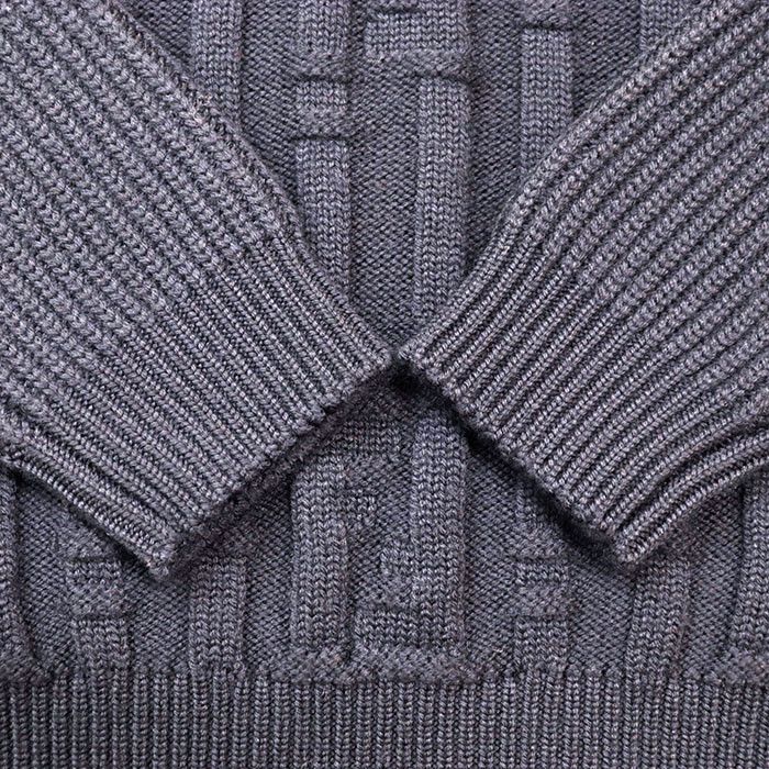 Fendi Fendi Fendi FF Logo Wool Sweater Cotton Tops FZX062AQL1 DUTY FREE for USA Size ONE SIZE - 7 Thumbnail