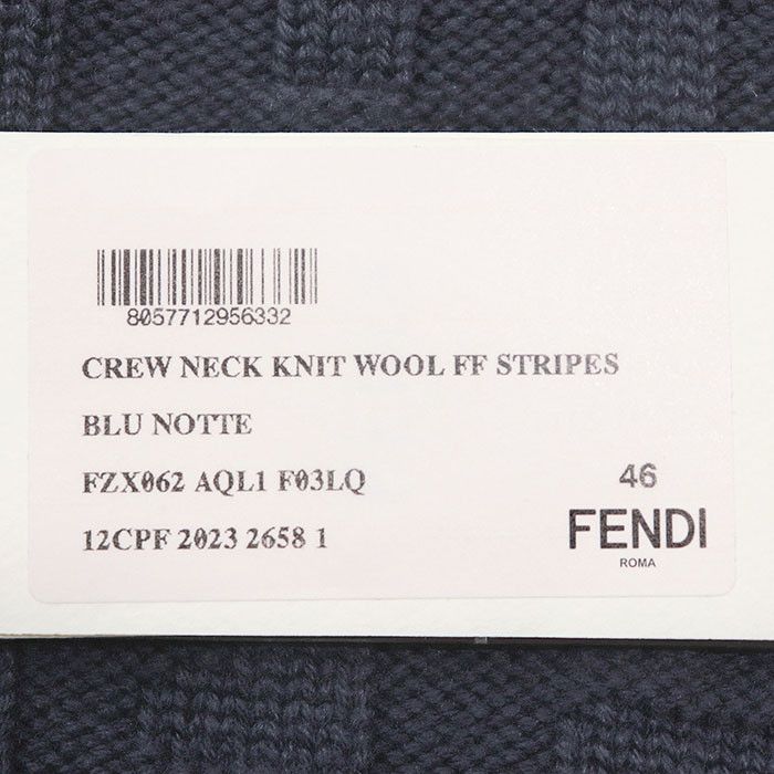 Fendi Fendi Fendi FF Logo Wool Sweater Cotton Tops FZX062AQL1 DUTY FREE for USA Size ONE SIZE - 10 Thumbnail