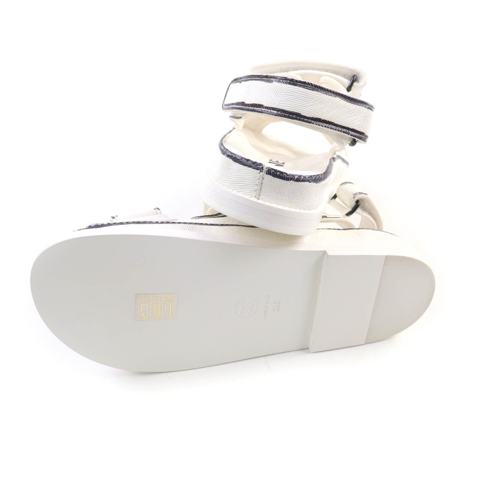 Chanel Chanel Chanel Sandals Leather Sandals Leather Shoes G35927 DUTY FREE for USA Size ONE SIZE - 7 Thumbnail