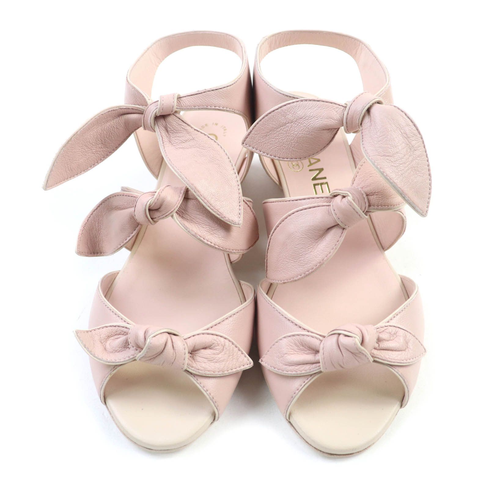 Chanel Chanel Chanel G35297 Leather Sandals Leather Shoes G35297 DUTY FREE for USA Size ONE SIZE - 4 Thumbnail