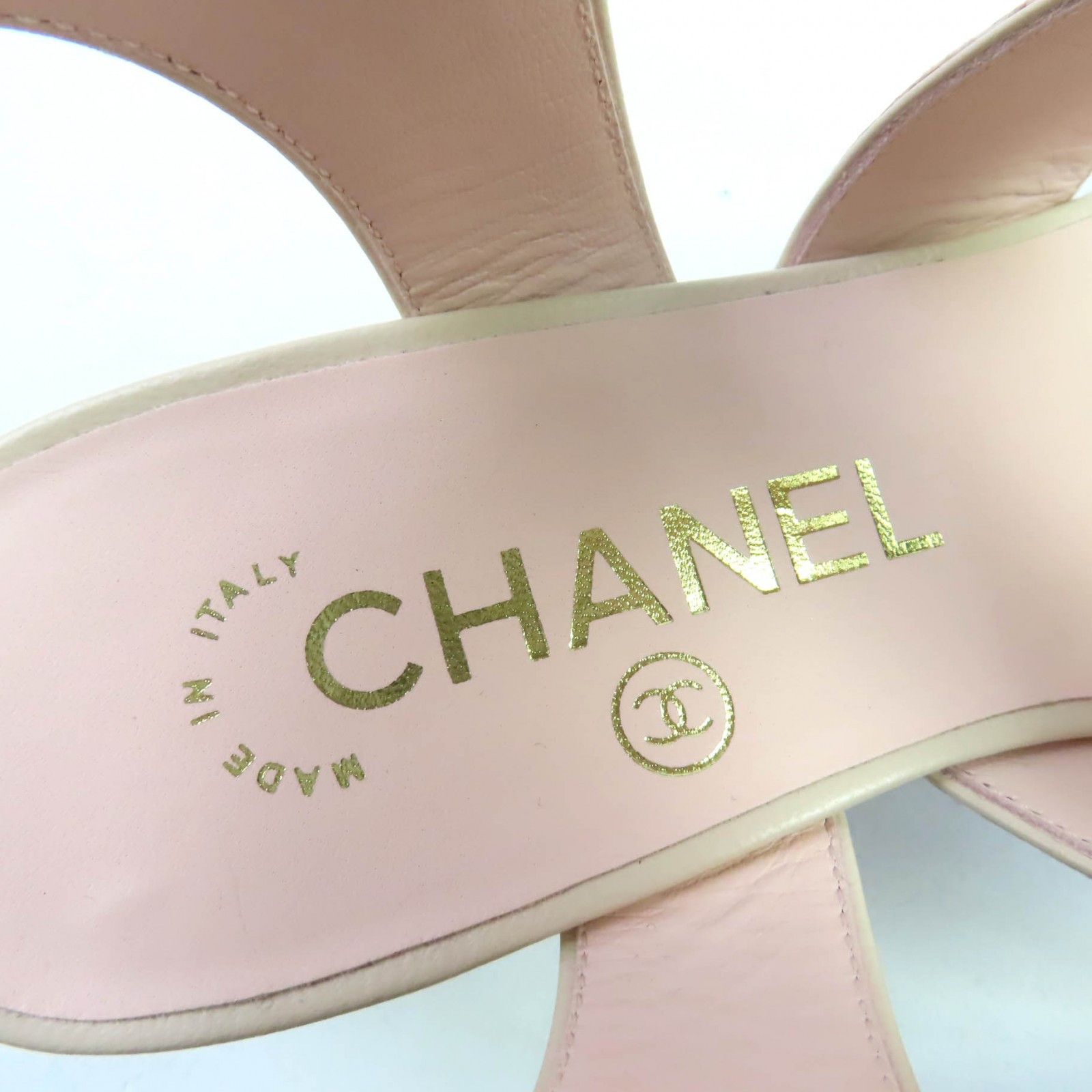 Chanel Chanel Chanel G35297 Leather Sandals Leather Shoes G35297 DUTY FREE for USA Size ONE SIZE - 11 Thumbnail