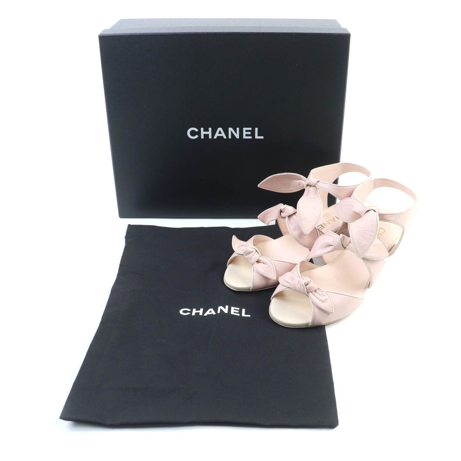 Chanel Chanel Chanel G35297 Leather Sandals Leather Shoes G35297 DUTY FREE for USA Size ONE SIZE - 2 Thumbnail
