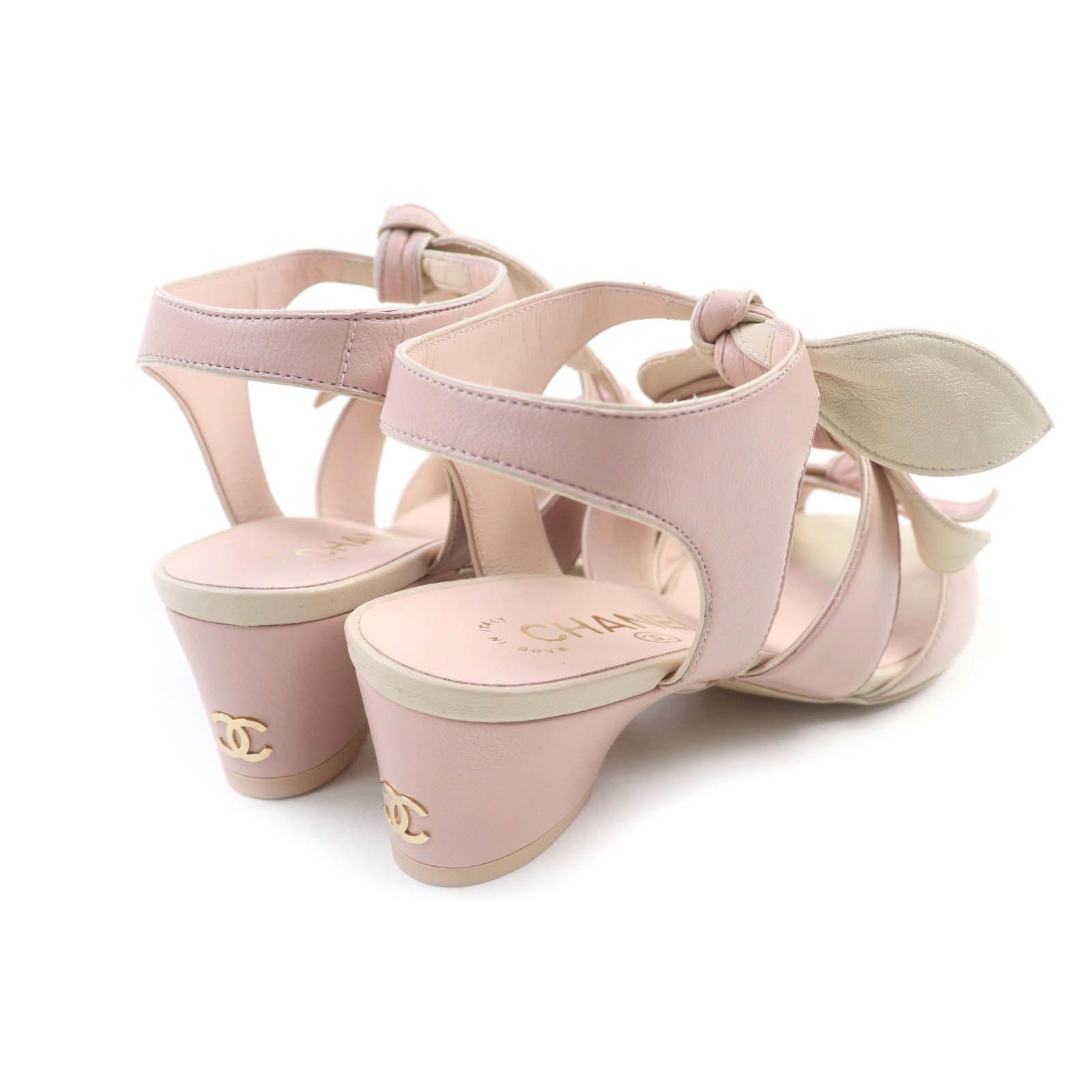 Chanel Chanel Chanel G35297 Leather Sandals Leather Shoes G35297 DUTY FREE for USA Size ONE SIZE - 3 Thumbnail
