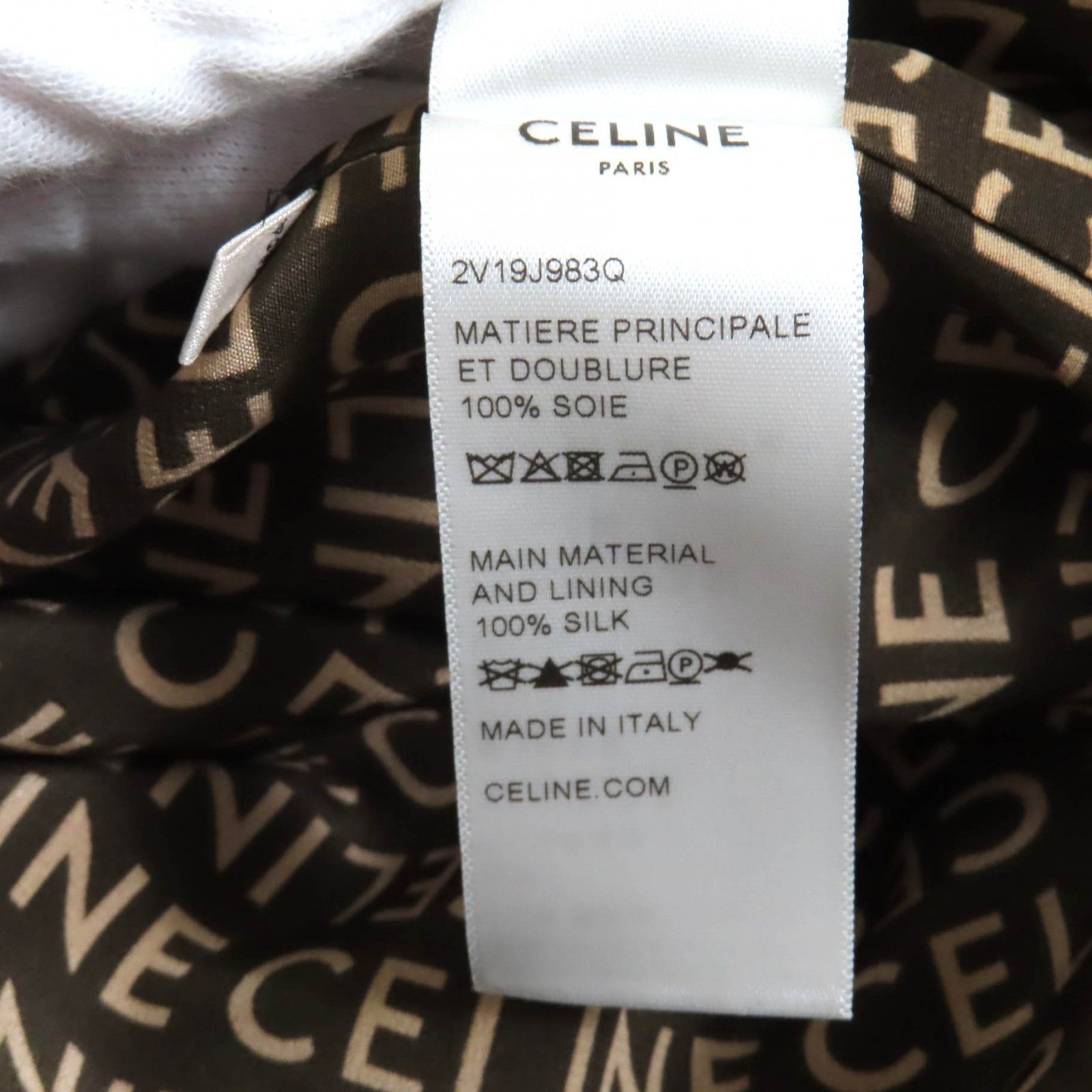 Celine Celine Celine Silk Jacket Others Outerwear 2V19J983Q DUTY FREE for USA Size ONE SIZE - 10 Thumbnail