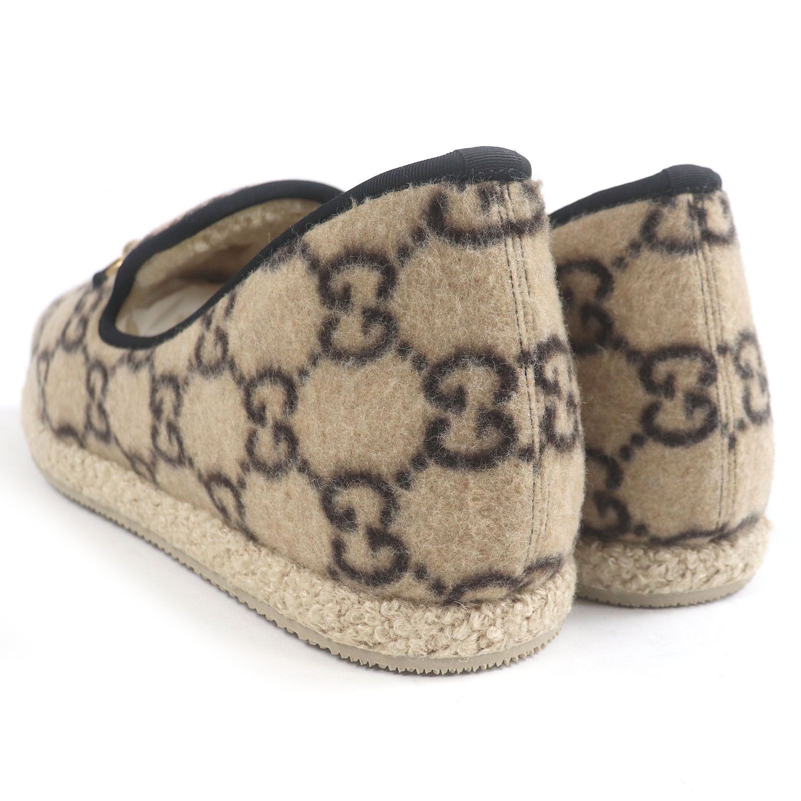 Gucci Gucci Gucci GG logo Horsebit Mouton Slip-on Natural Material Shoes DUTY FREE for USA Size ONE SIZE - 6 Thumbnail