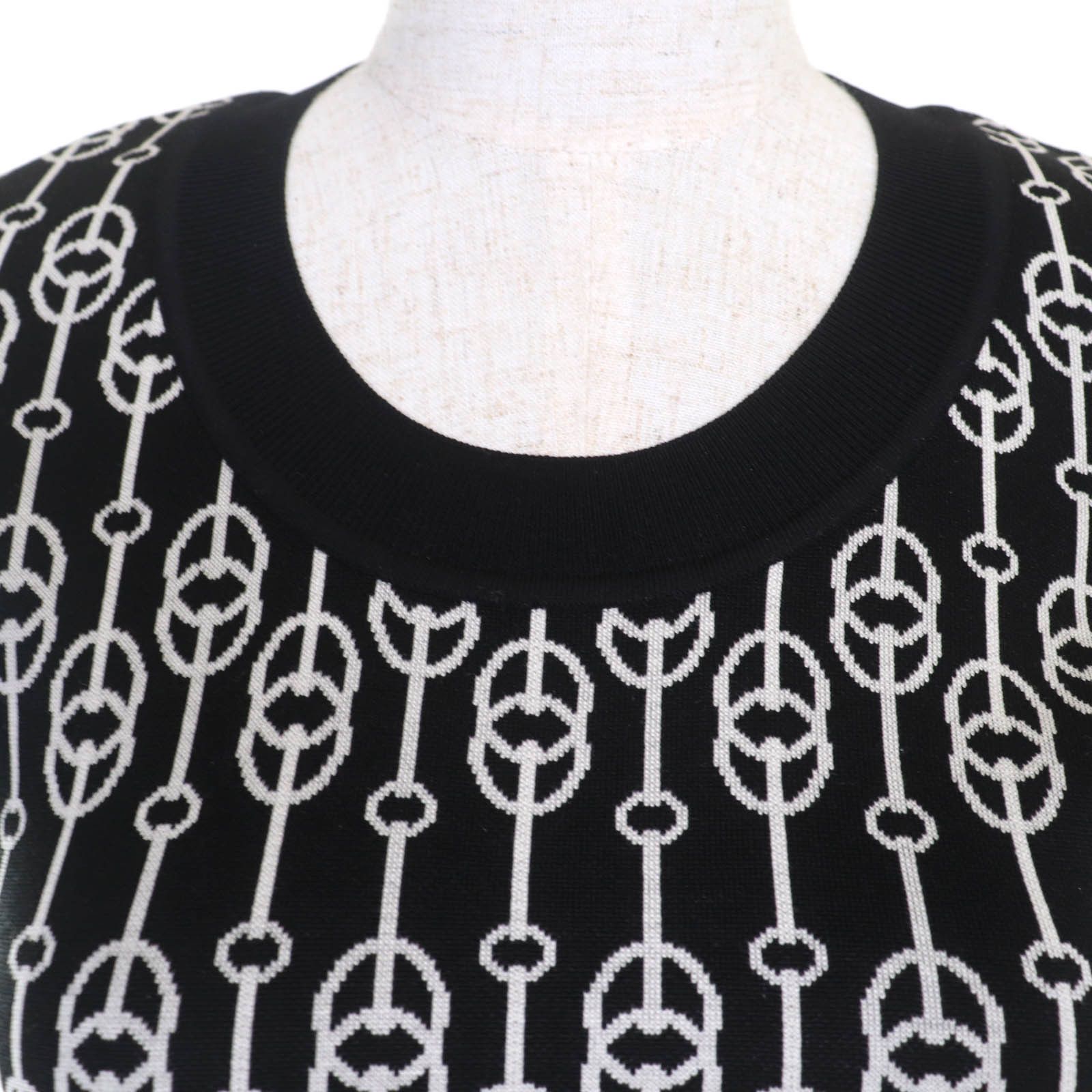 Hermes Hermes Hermes Horsebit Silk Knit Dress Others Tops DUTY FREE for USA Size ONE SIZE - 4 Thumbnail