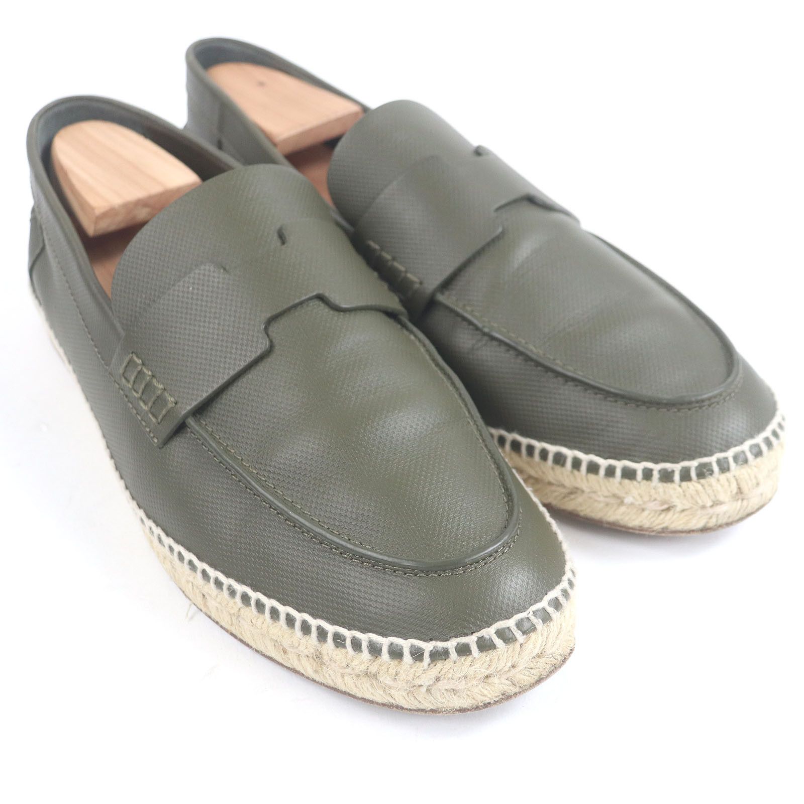 Hermes Hermes Hermes Trip H logo motif Leather Espadrilles Leather Shoes DUTY FREE for USA Size ONE SIZE - 3 Thumbnail