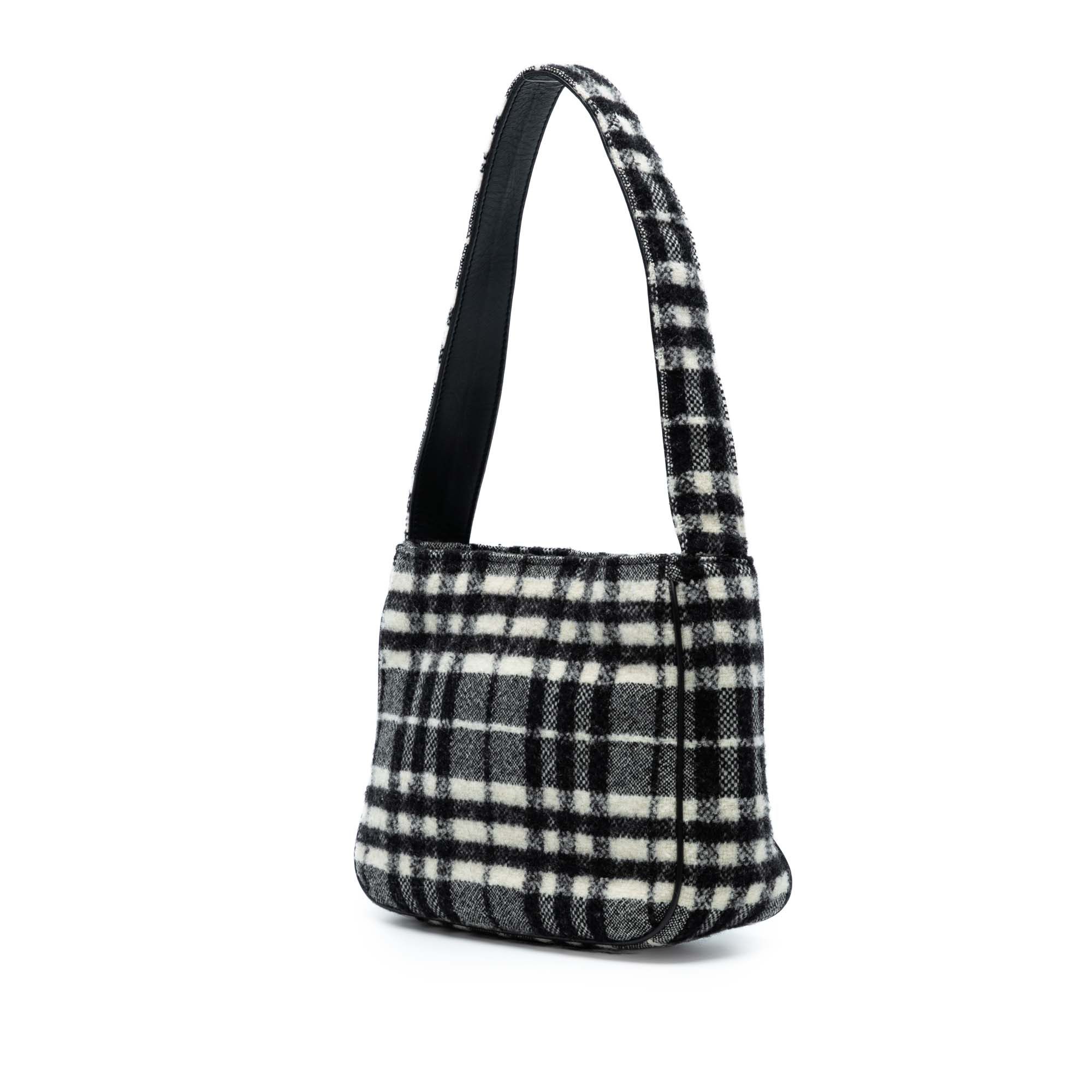 Burberry Burberry Vintage Check Wool Shoulder Bag Size ONE SIZE - 2 Thumbnail