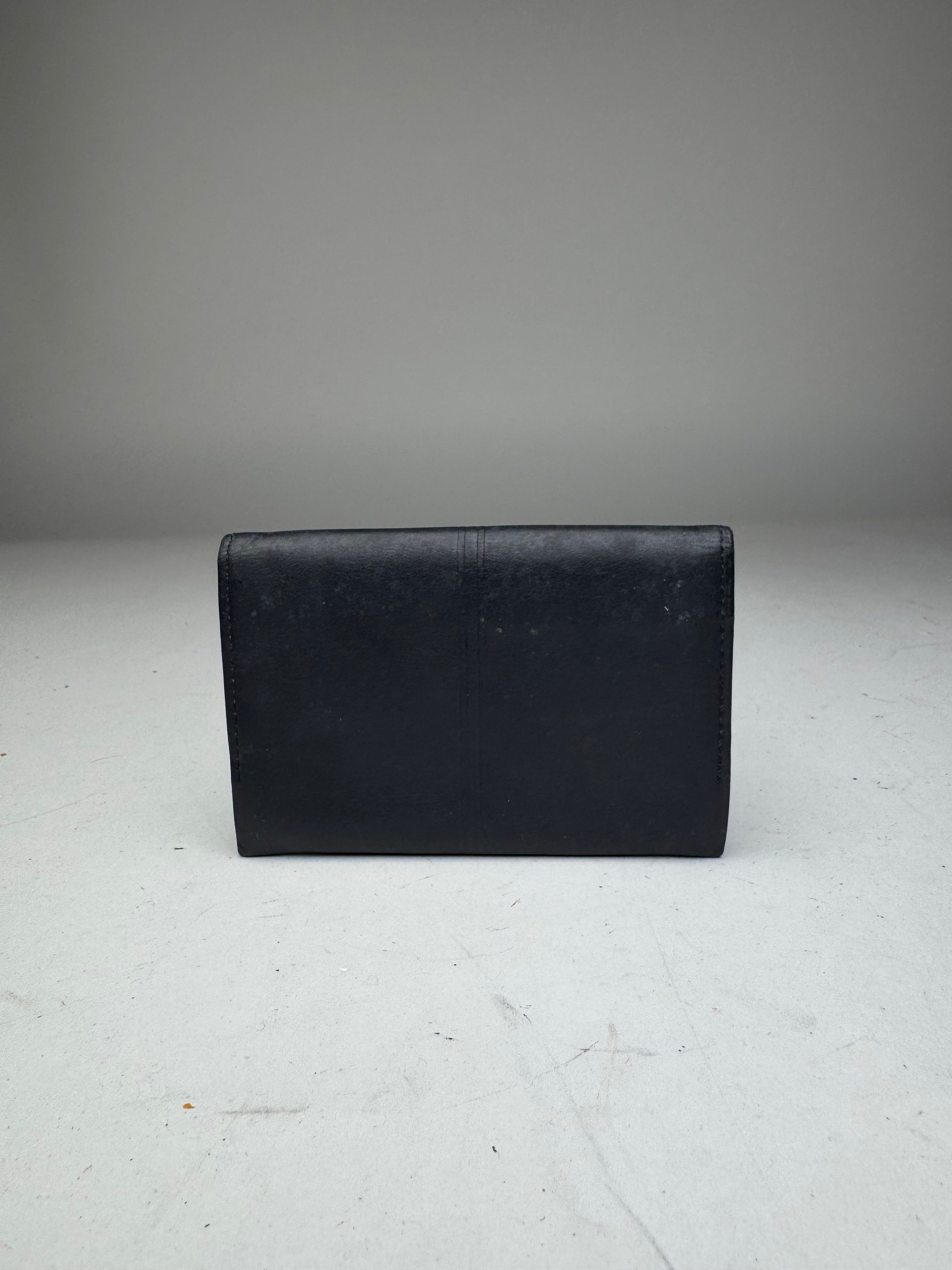 Givenchy Vintage Leather Card Holder Navy Size ONE SIZE - 2 Thumbnail