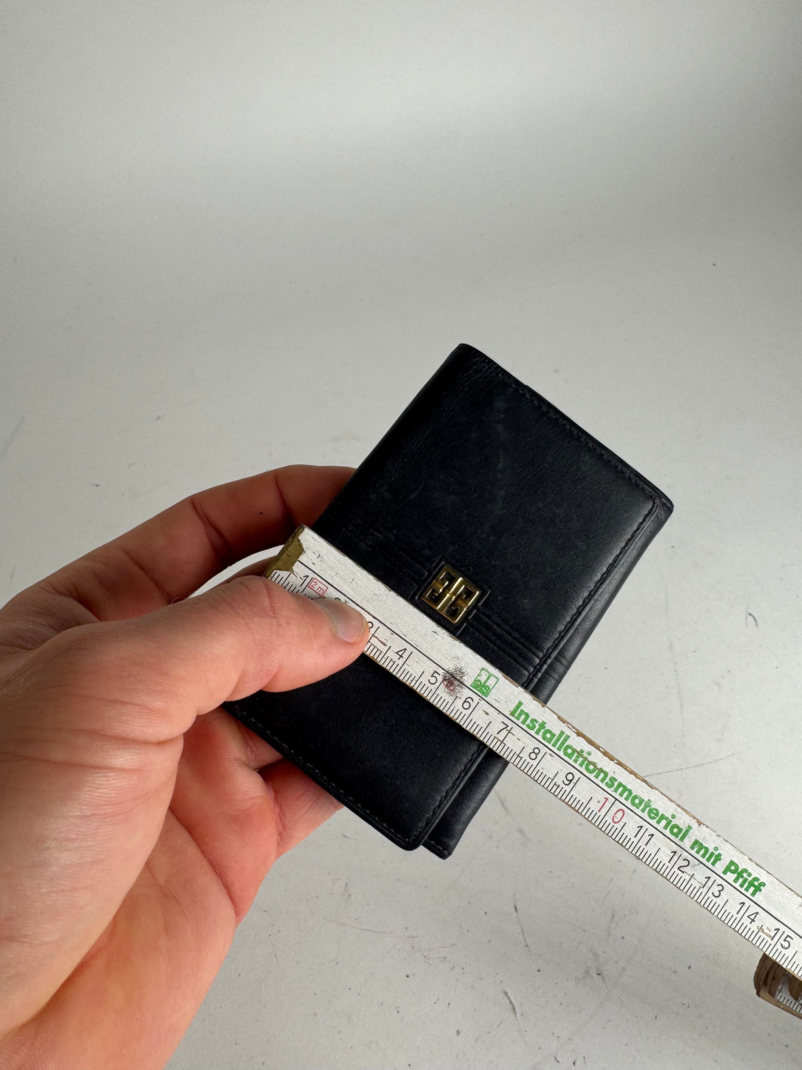Givenchy Vintage Leather Card Holder Navy Size ONE SIZE - 10 Thumbnail