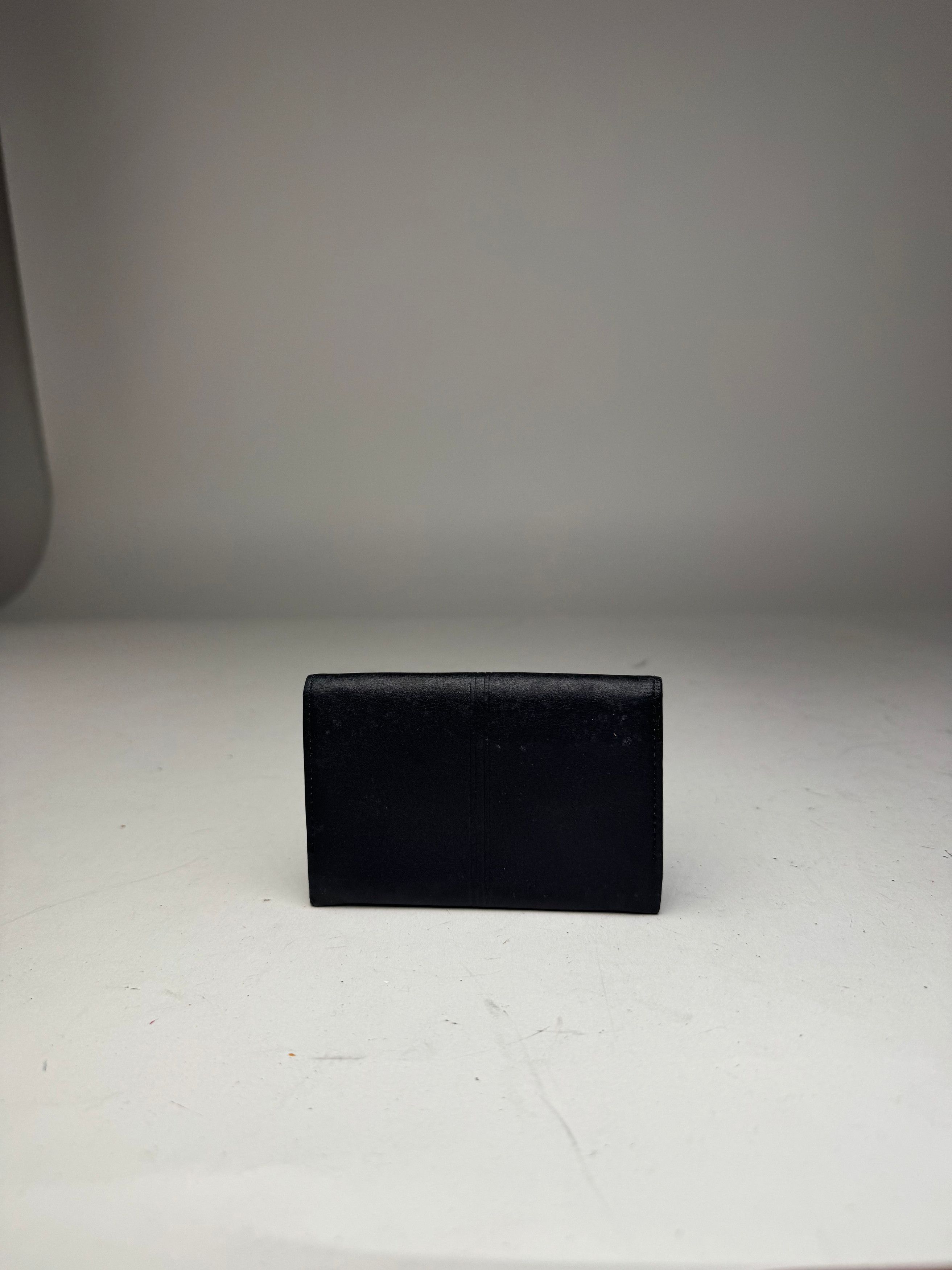 Givenchy Vintage Leather Card Holder Navy Size ONE SIZE - 12 Thumbnail