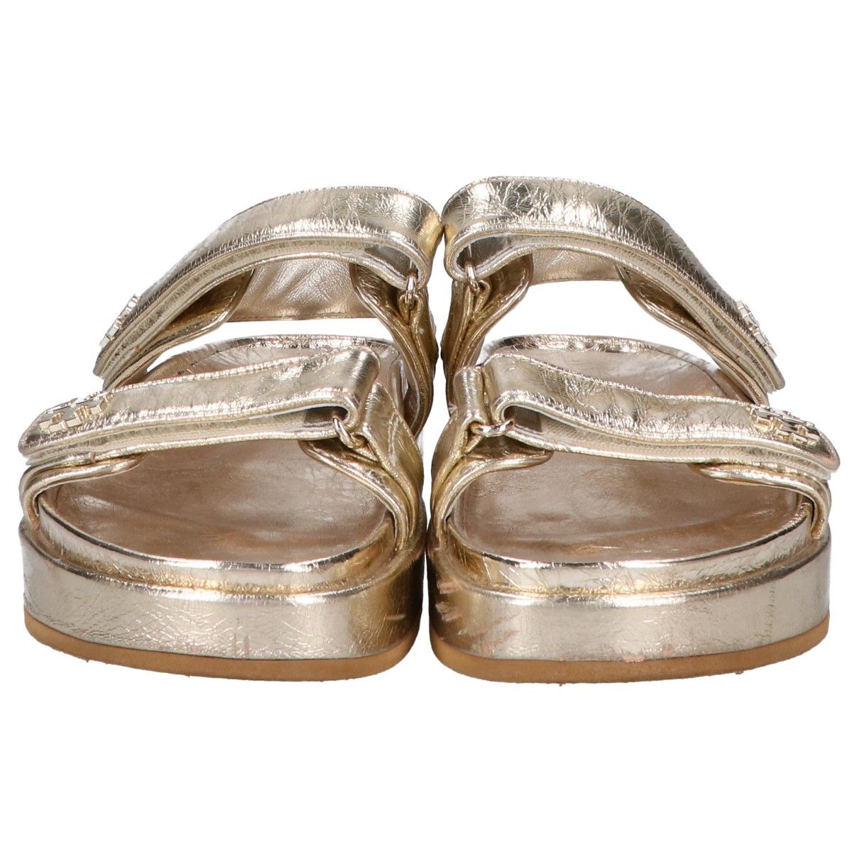 Tory Burch Tory Burch Tory Burch Kira Leather Sandals Leather Shoes 158952 DUTY FREE for USA Size ONE SIZE - 2 Thumbnail