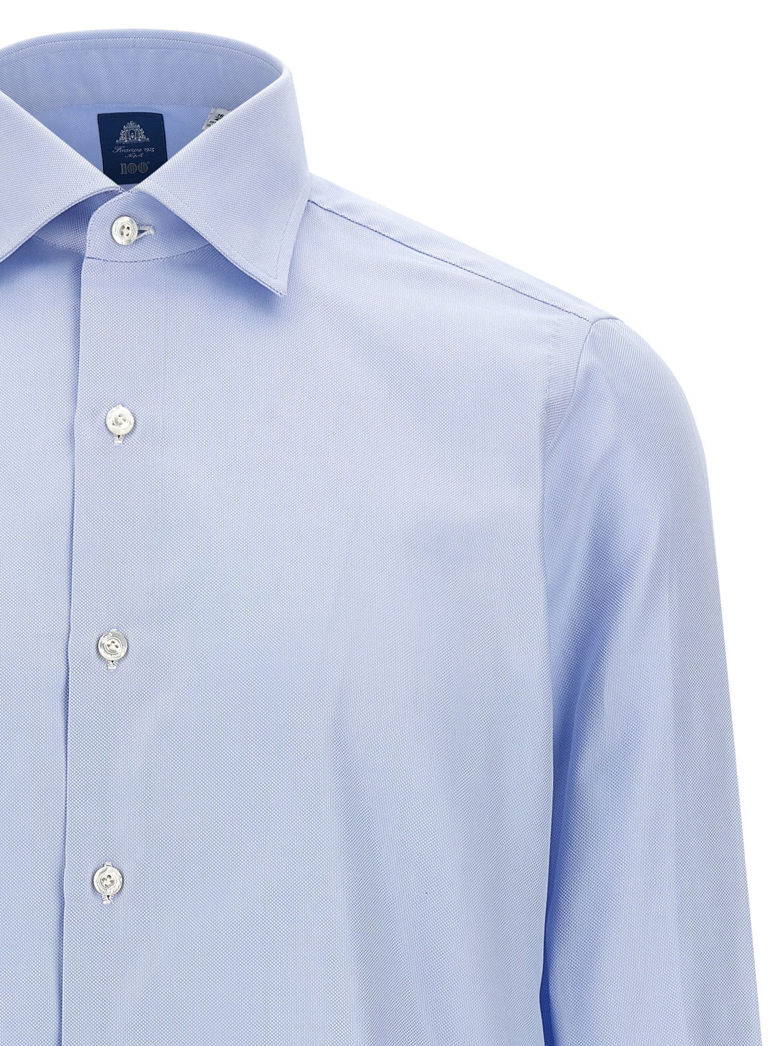Finamore 'Napoli' shirt Size US L / EU 52-54 / 3 - 3 Thumbnail