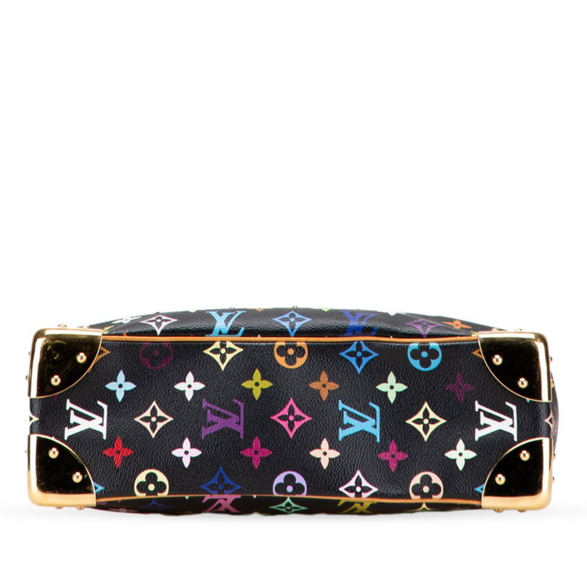 Louis Vuitton Louis Vuitton Monogram Multicolore Boulogne Shoulder Bag M92638 Noir Black Leather Women's LOUIS VUITTON Size ONE SIZE - 3 Thumbnail