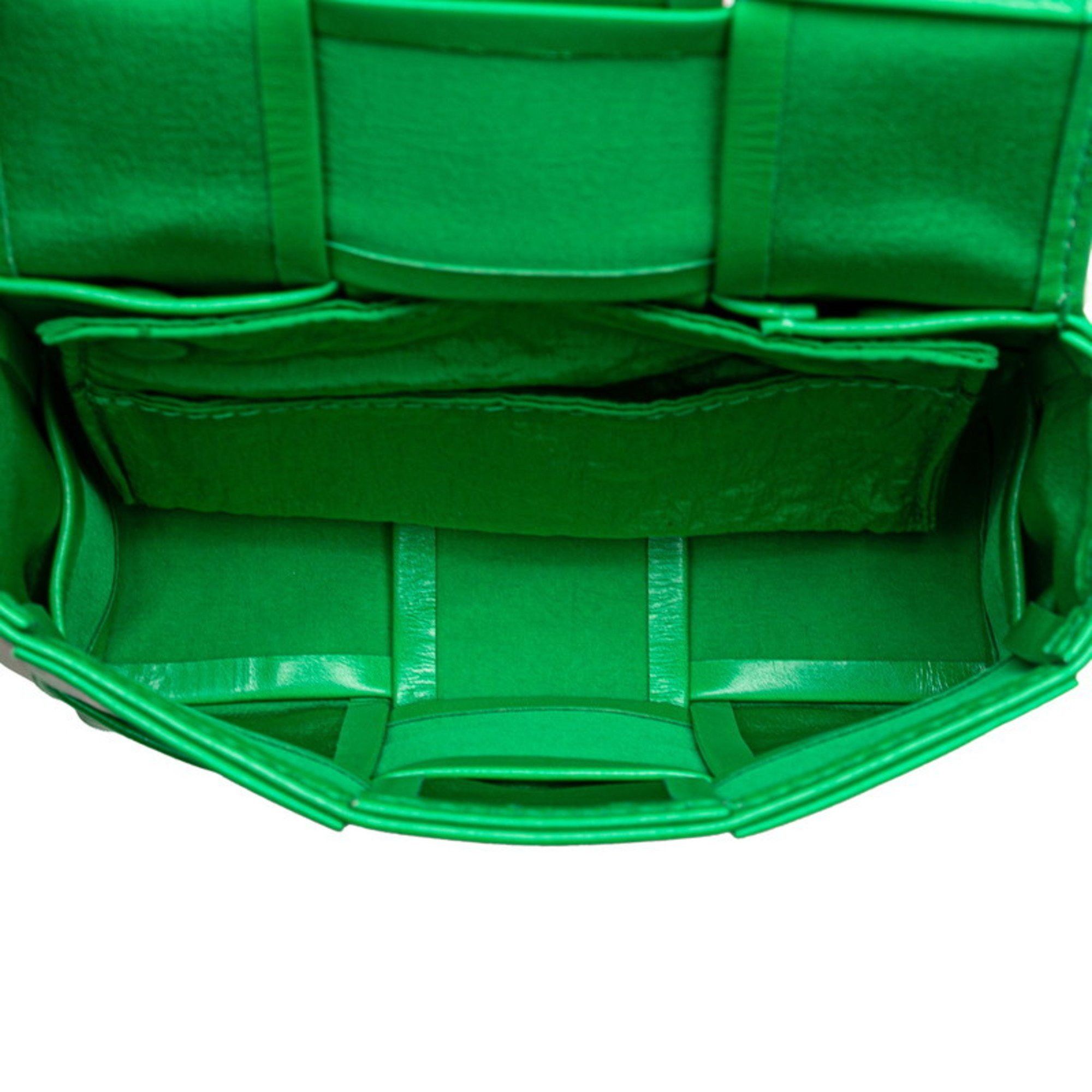Bottega Veneta Bottega Veneta Maxi Intrecciato Mini Cassette Shoulder/Crossbody Bag in Paraquito Green Leather for Women Size ONE SIZE - 6 Thumbnail