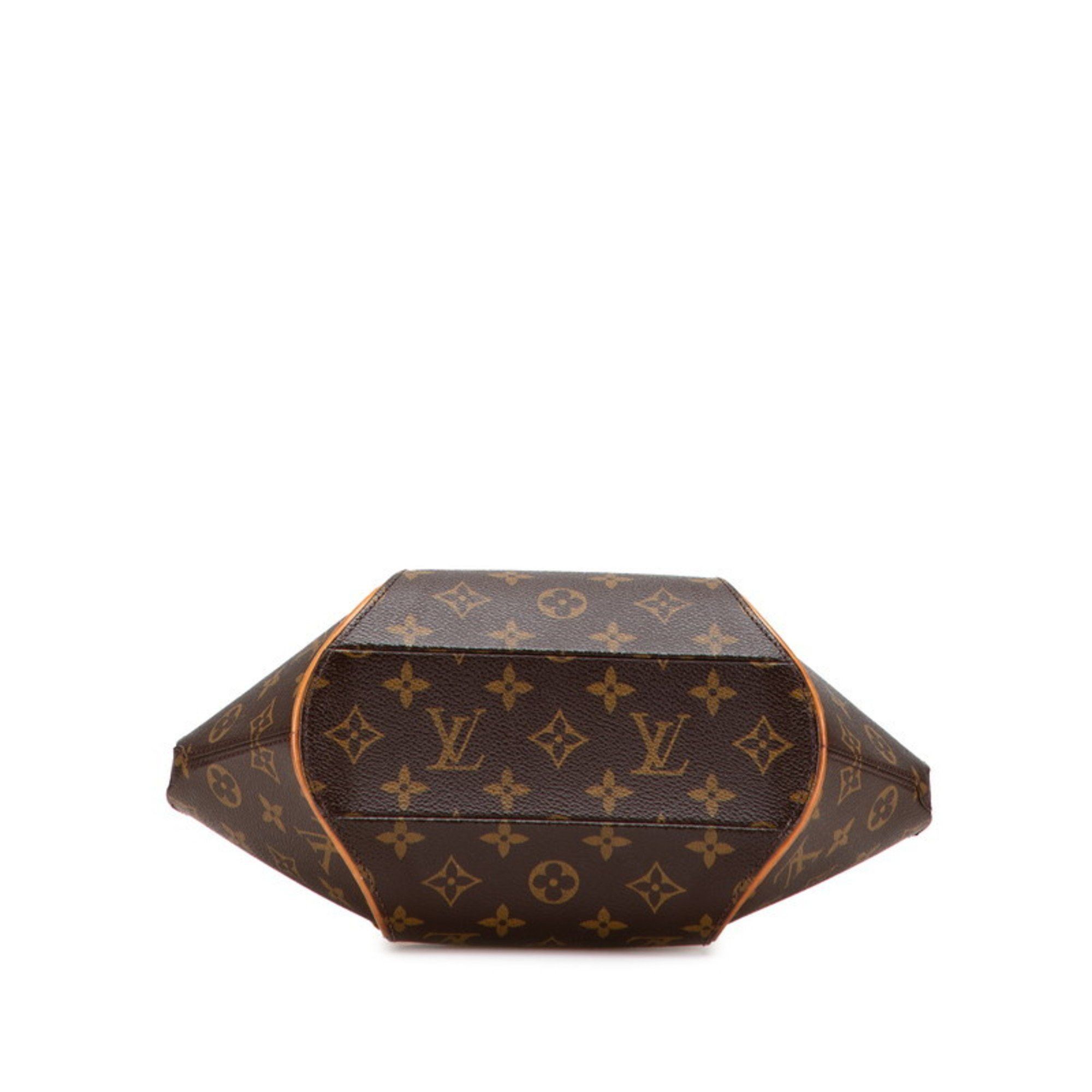 Louis Vuitton Louis Vuitton Monogram Ellipse PM Handbag M51127 Brown Leather Women's LOUIS VUITTON Size ONE SIZE - 3 Thumbnail