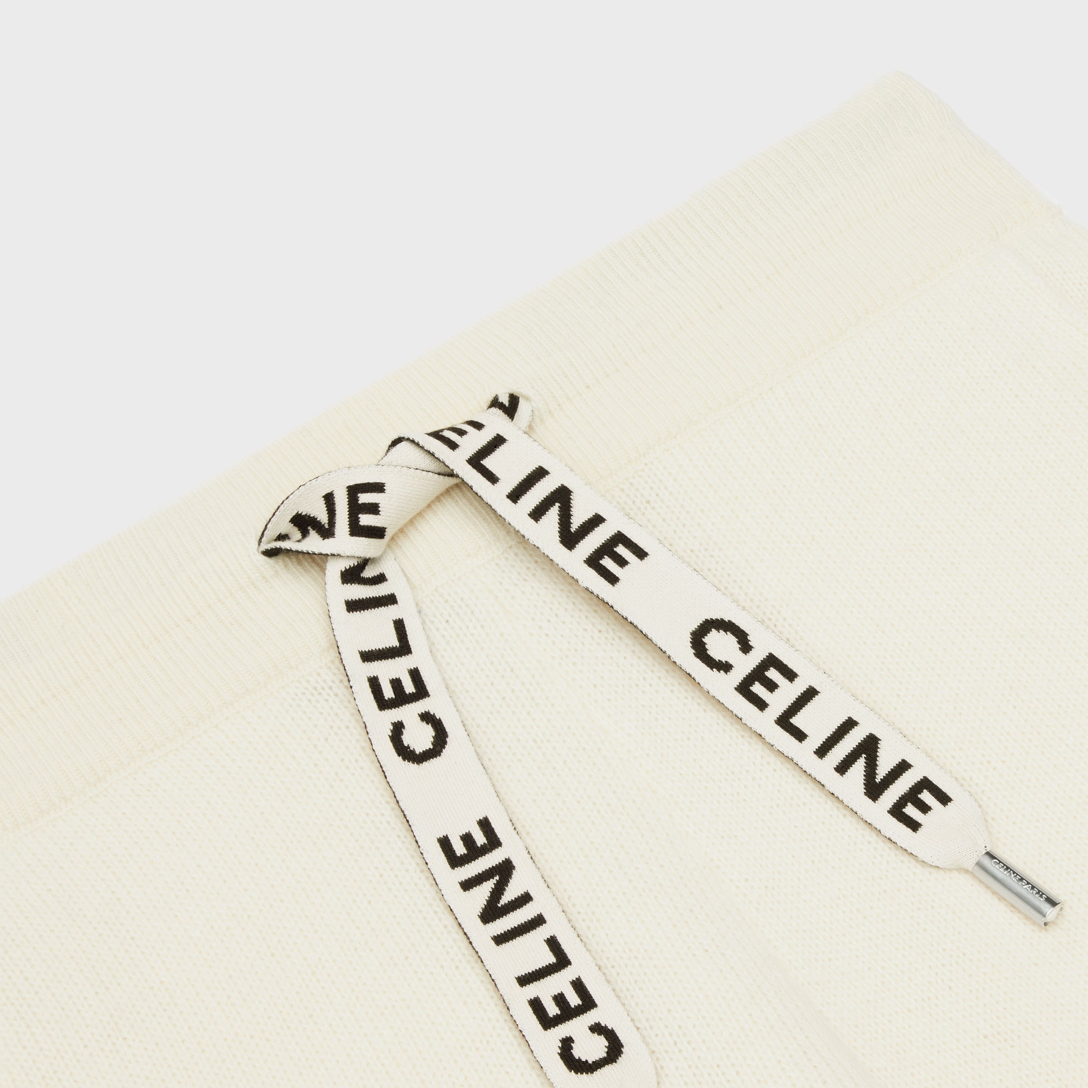 Celine track pants in cashmere wool white Size 25" / US 0 / IT 36 - 3 Thumbnail