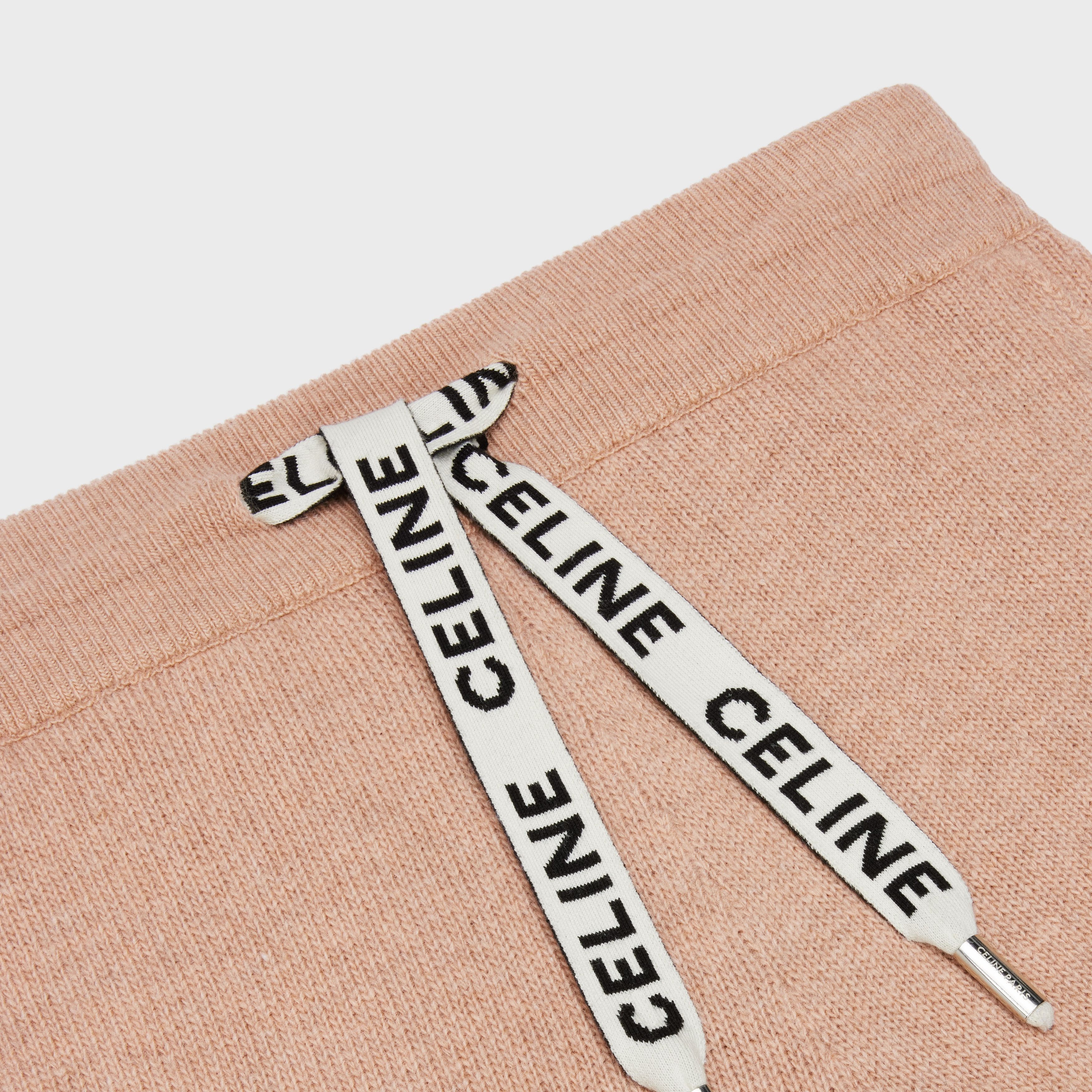 Celine track pants in cashmere wool beige Size 25" / US 0 / IT 36 - 3 Thumbnail
