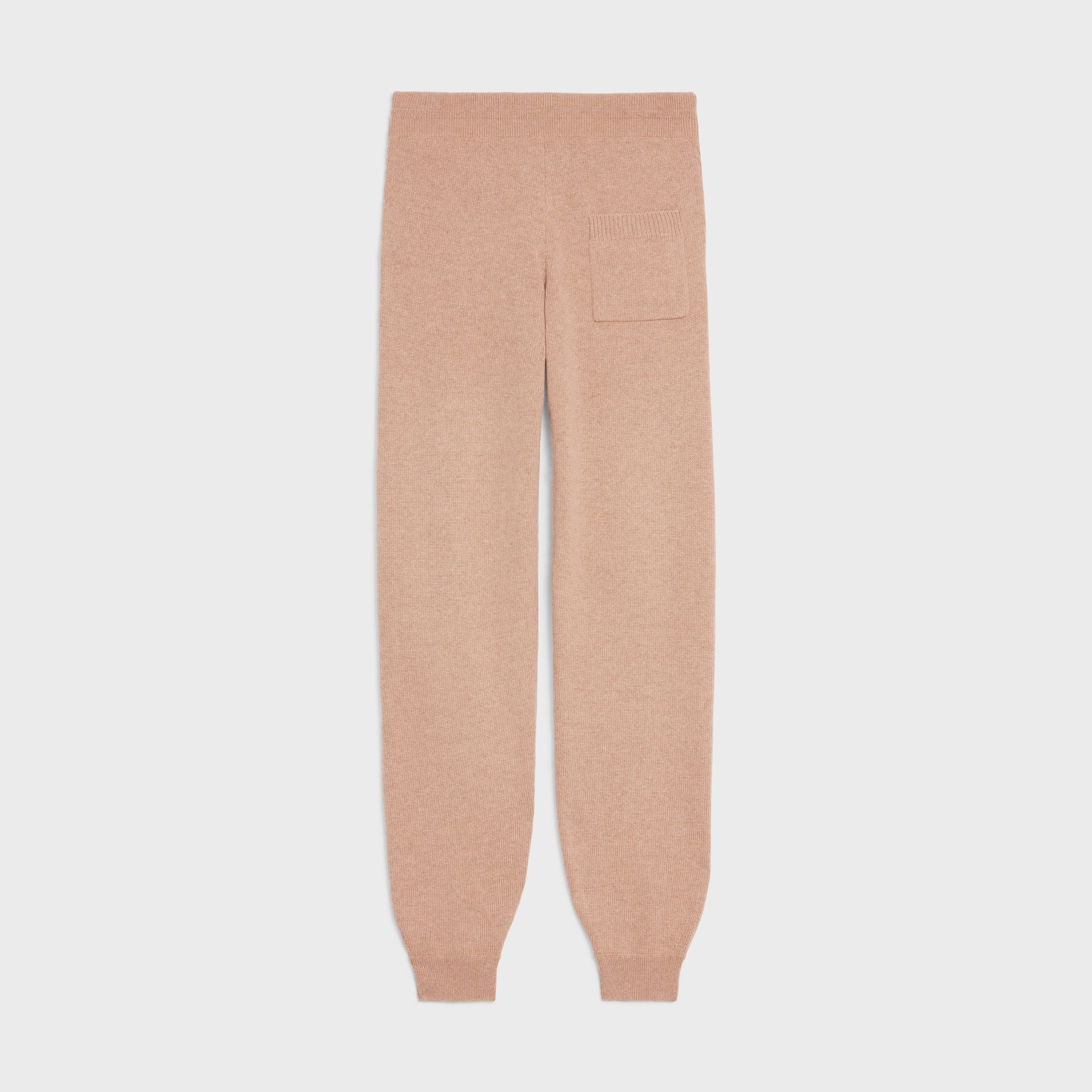 Celine track pants in cashmere wool beige Size 30" / US 8 / IT 44 - 2 Thumbnail