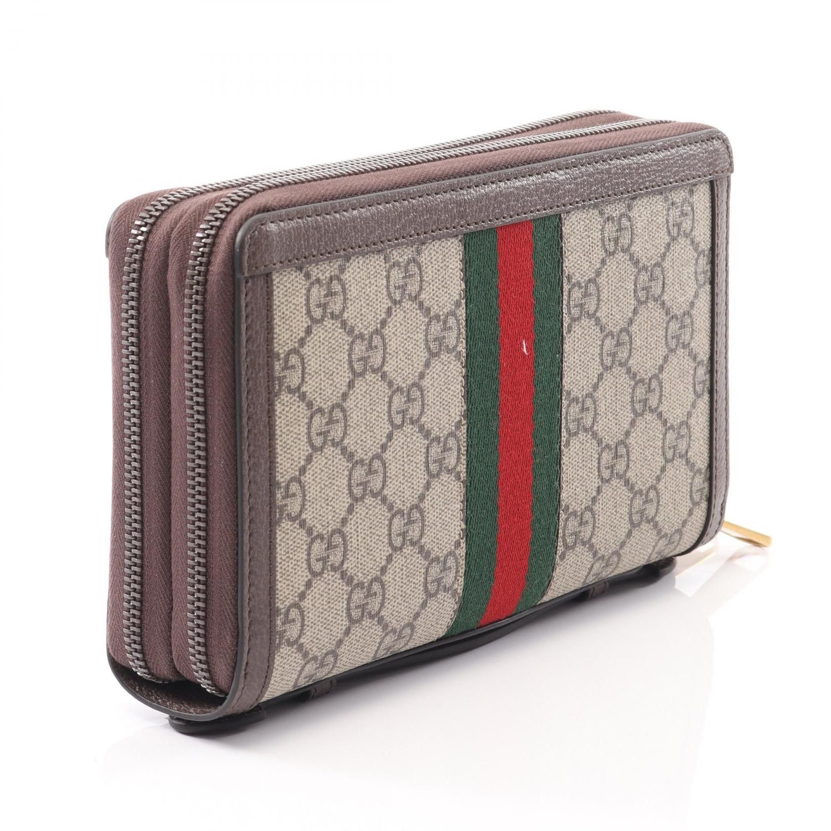 Gucci Gucci Gucci Ophidia GG Supreme Leather Long Wallet Leather Long Wallet 75161096IWT8745 DUTY FREE for USA Size ONE SIZE - 2 Thumbnail