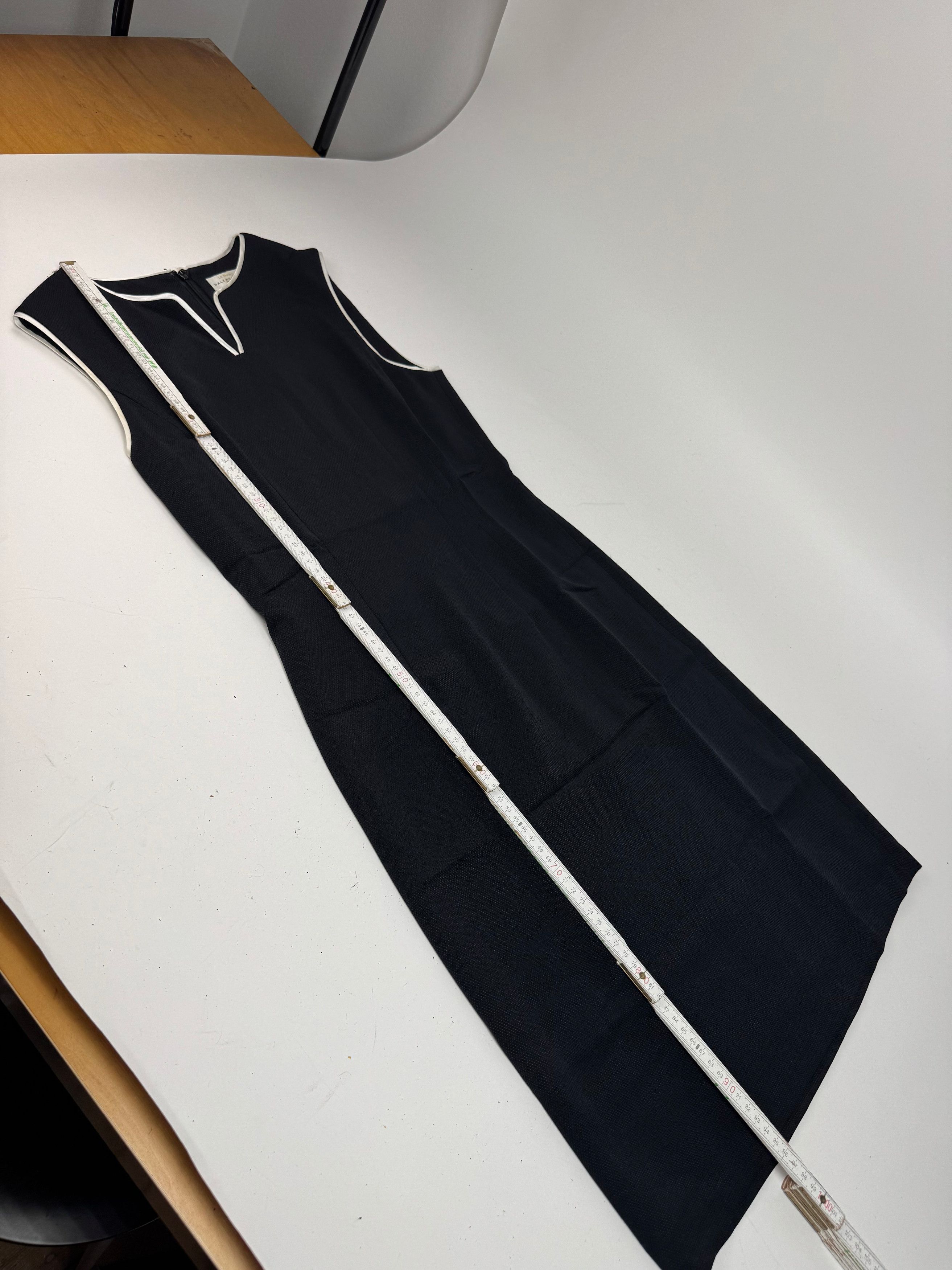 Balenciaga Vintage Dress Black White 38/M Size S / US 4 / IT 40 - 6 Thumbnail