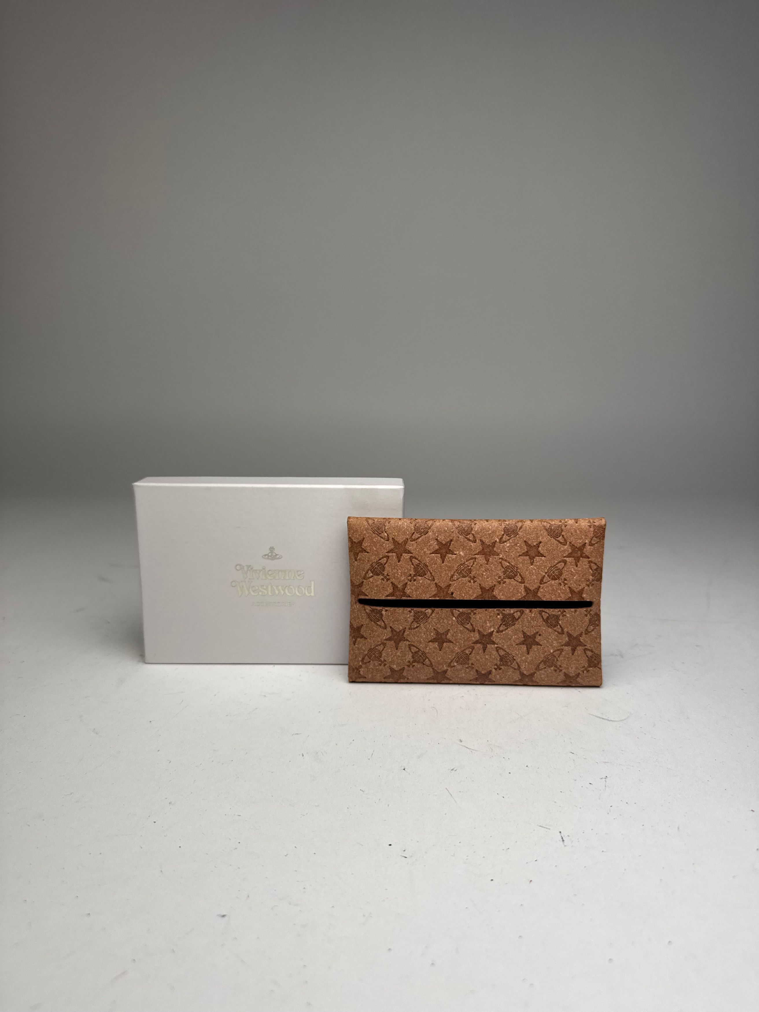 Vivienne Westwood Vintage Vegan Leather Monogram Card Holder Brown Size ONE SIZE - 12 Thumbnail
