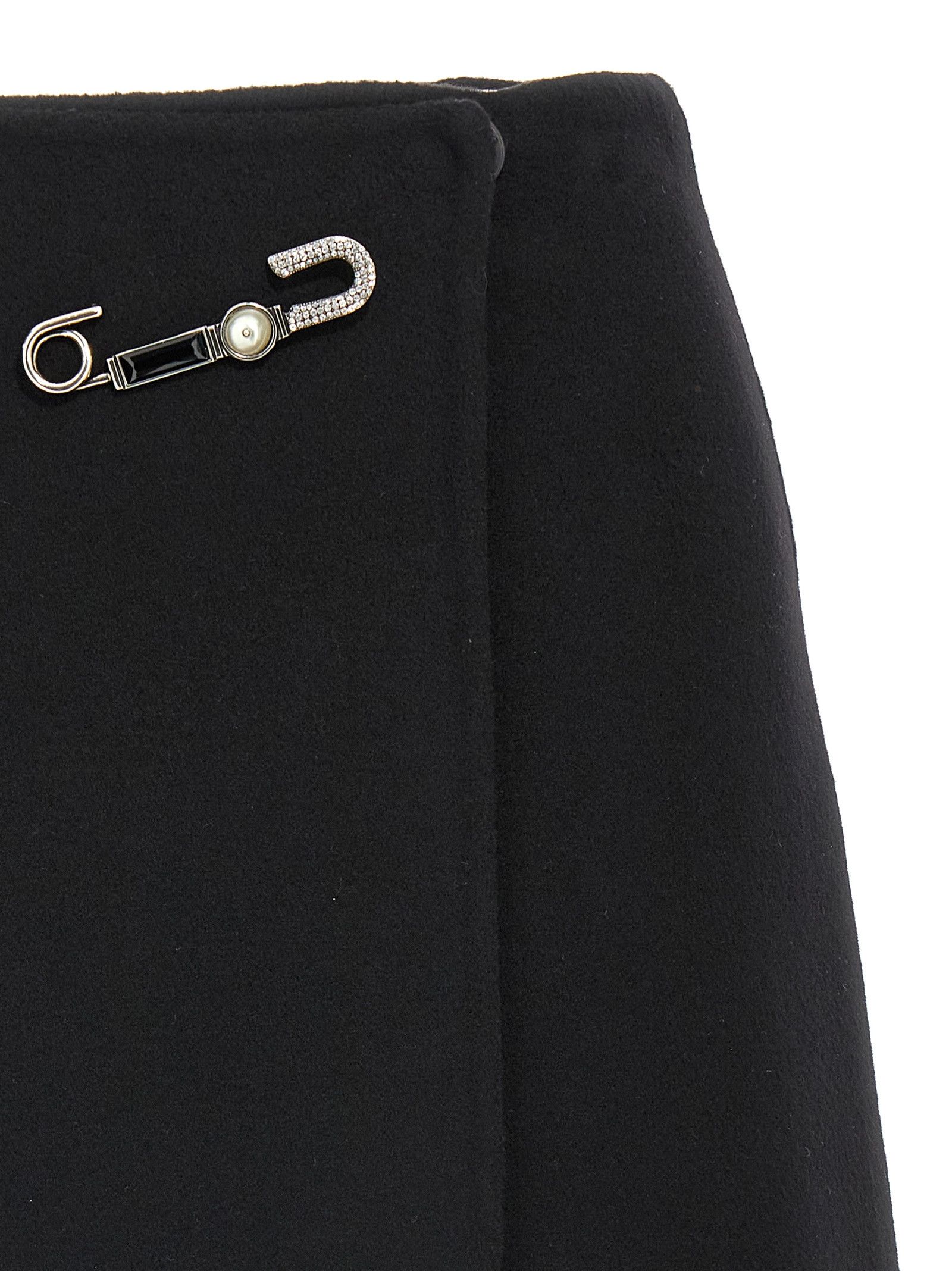 Ermanno Scervino Jewel pin skirt Size 27" / US 4 / IT 40 - 3 Thumbnail