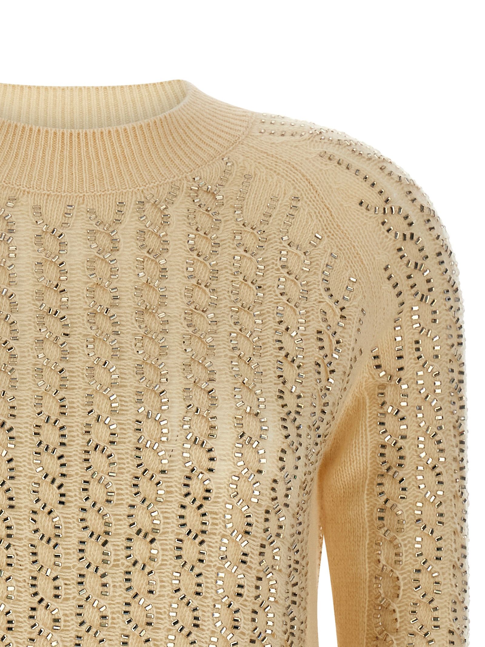 Ermanno Scervino Baguette studded sweater Size S / US 4 / IT 40 - 3 Thumbnail
