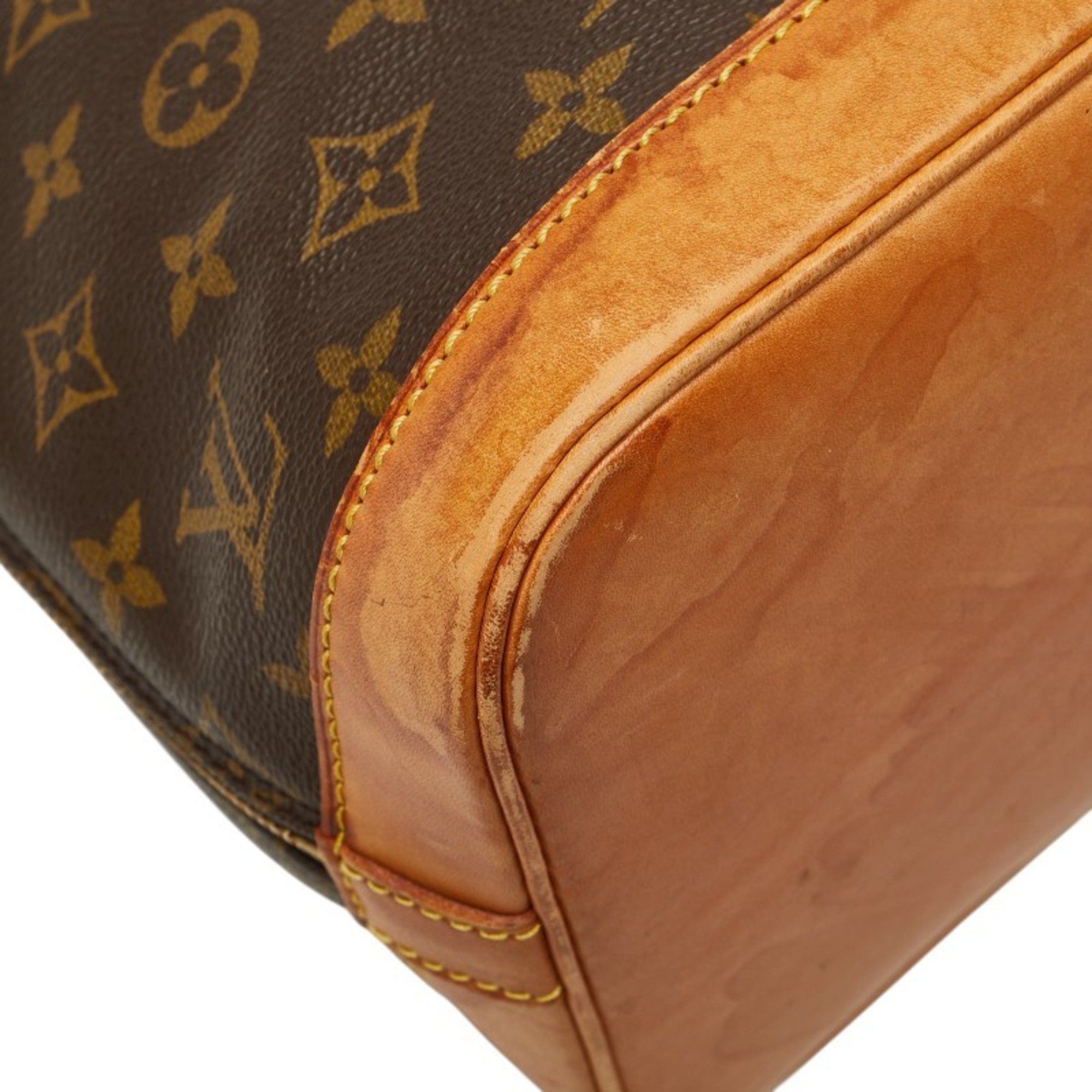 Louis Vuitton Monogram Alma PM Handbag M51130 Brown Leather Women's LOUIS VUITTON
