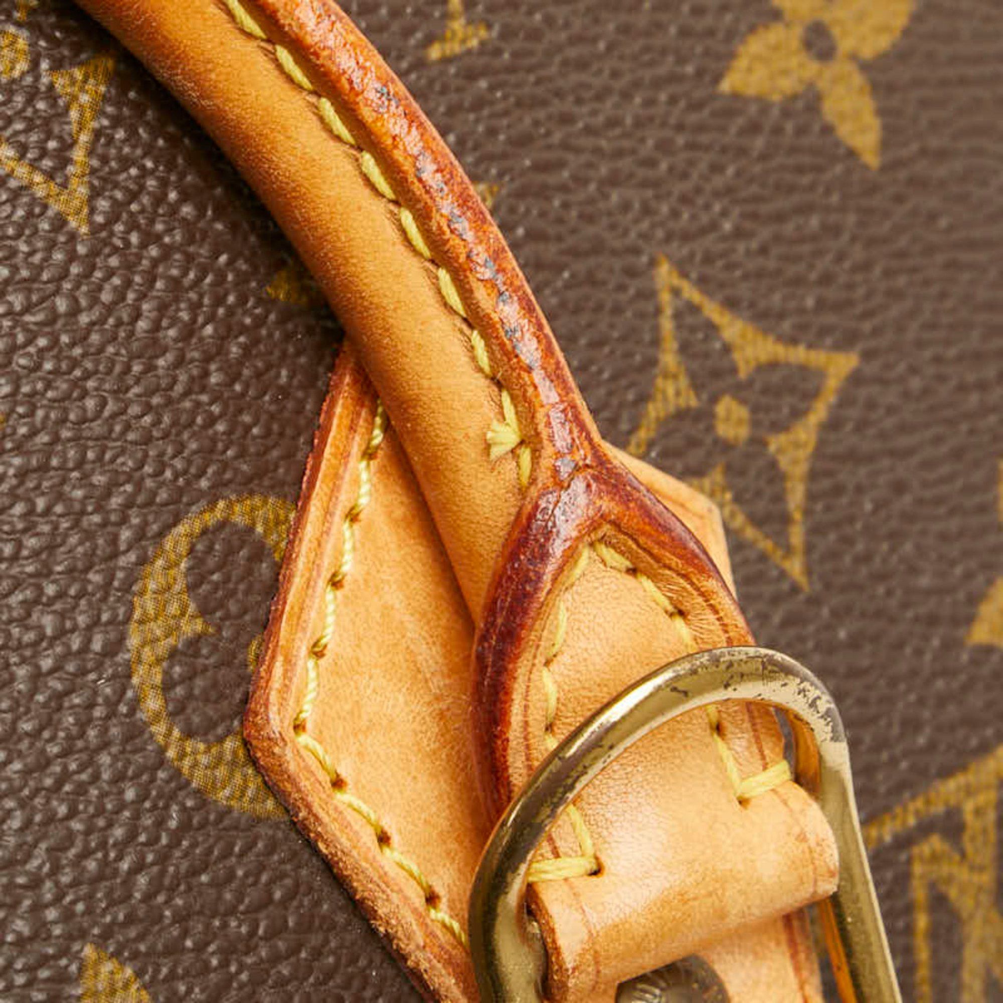 Louis Vuitton Monogram Alma PM Handbag M51130 Brown Leather Women's LOUIS VUITTON