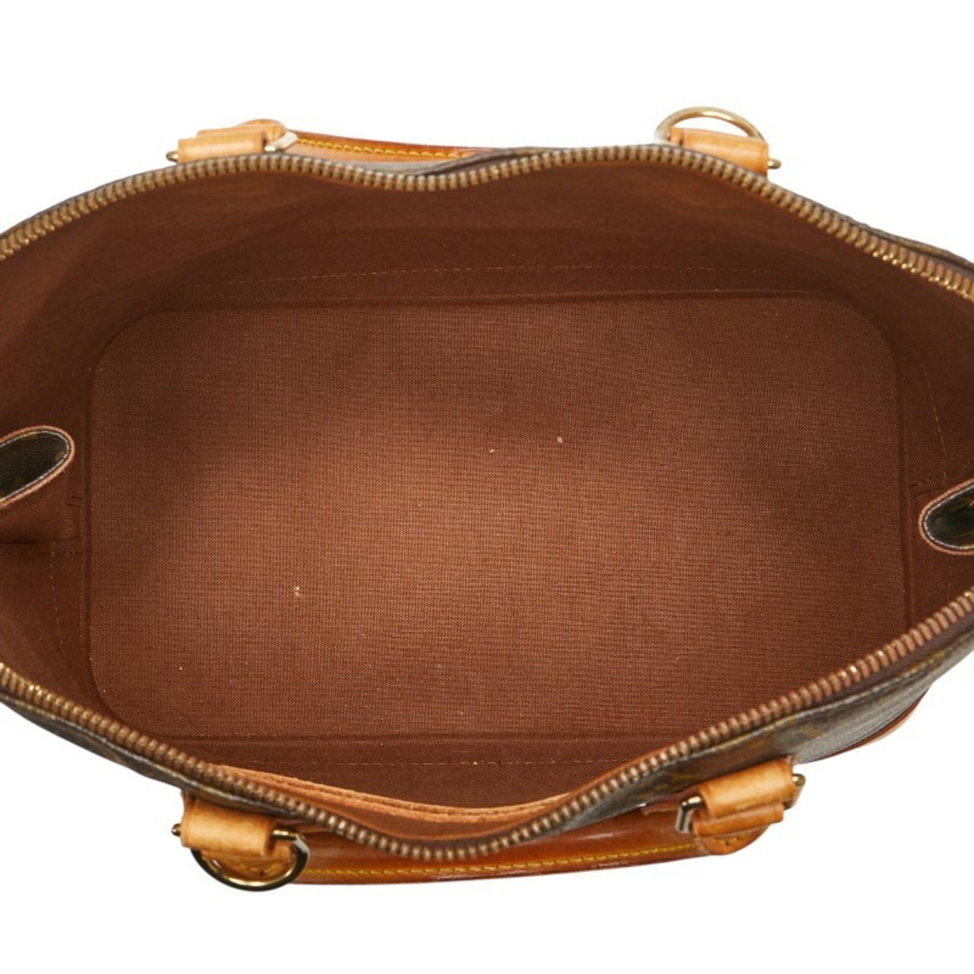 Louis Vuitton Monogram Alma PM Handbag M51130 Brown Leather Women's LOUIS VUITTON