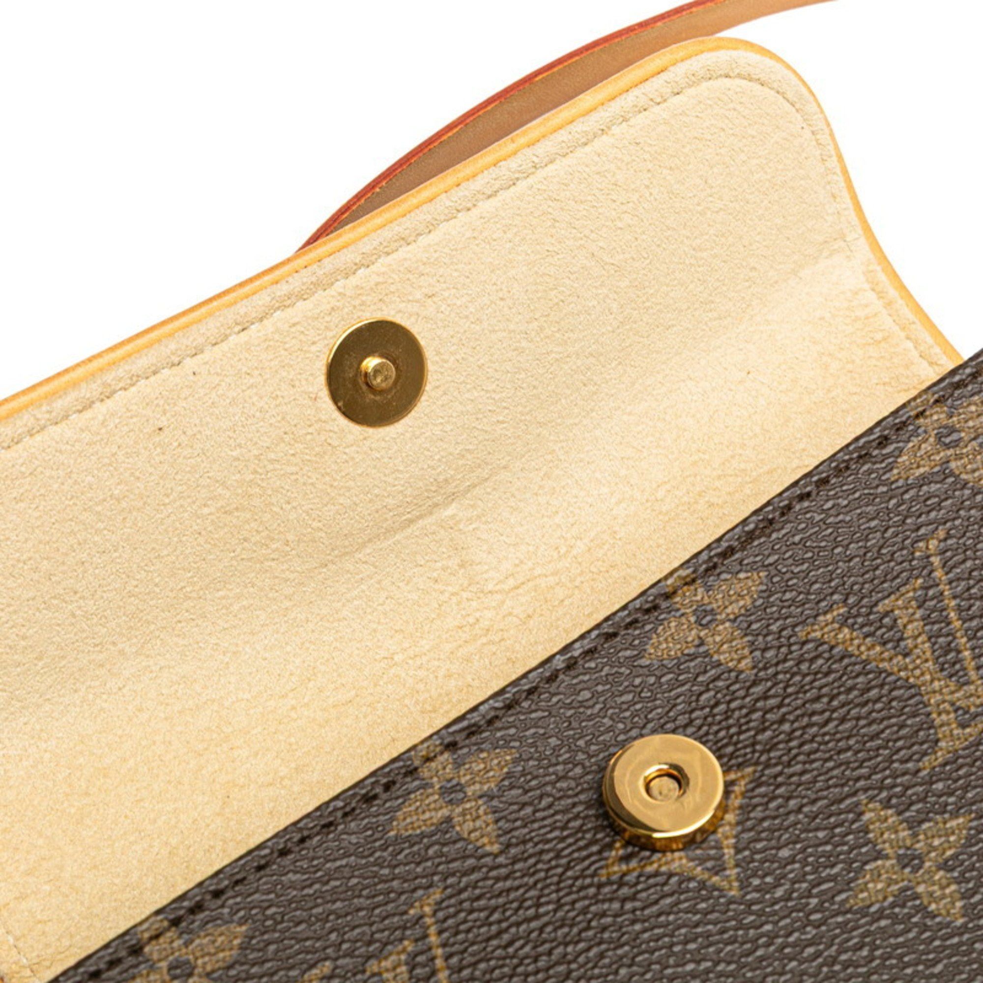 Louis Vuitton Louis Vuitton Monogram Florentine Pochette Body Bag, Waist Shoulder Bag M51855 Brown Leather Women's LOUIS VUITTON Size ONE SIZE - 6 Thumbnail