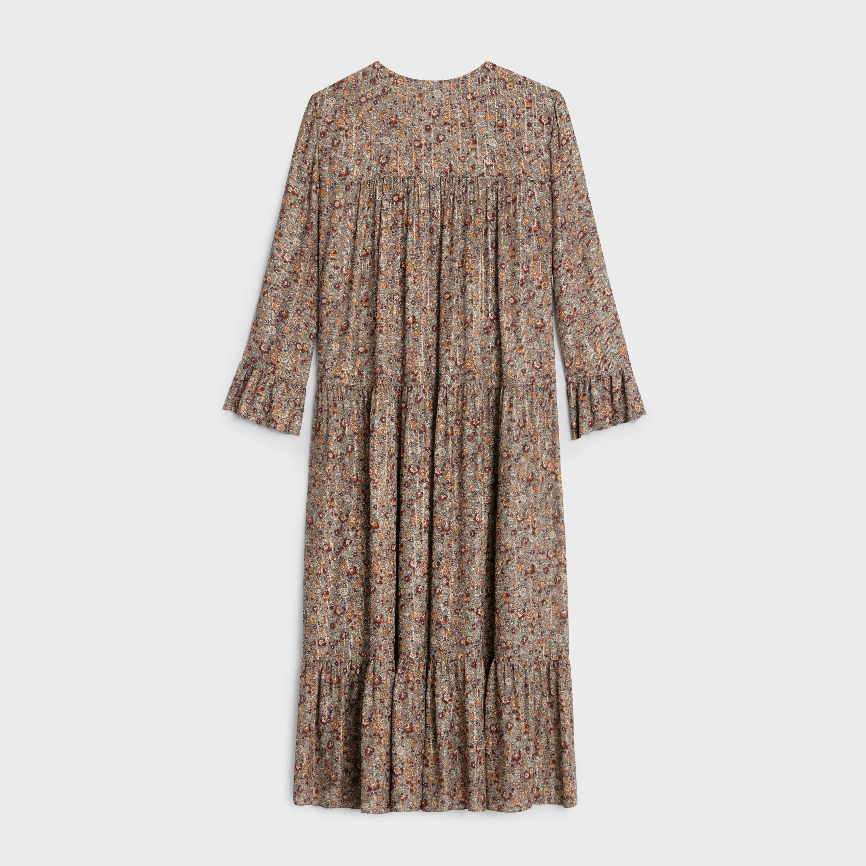 Celine midi dress in lamé sablé Size S / US 4 / IT 40 - 2 Thumbnail