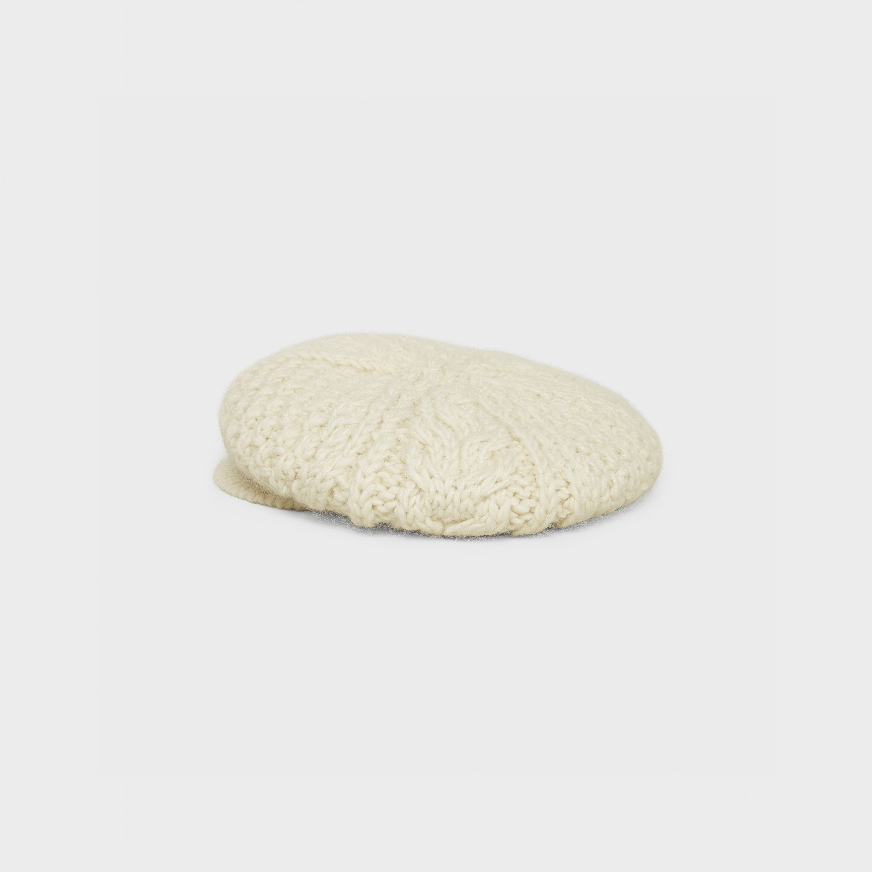 Celine beret in aran mohair wool Size ONE SIZE - 4 Thumbnail