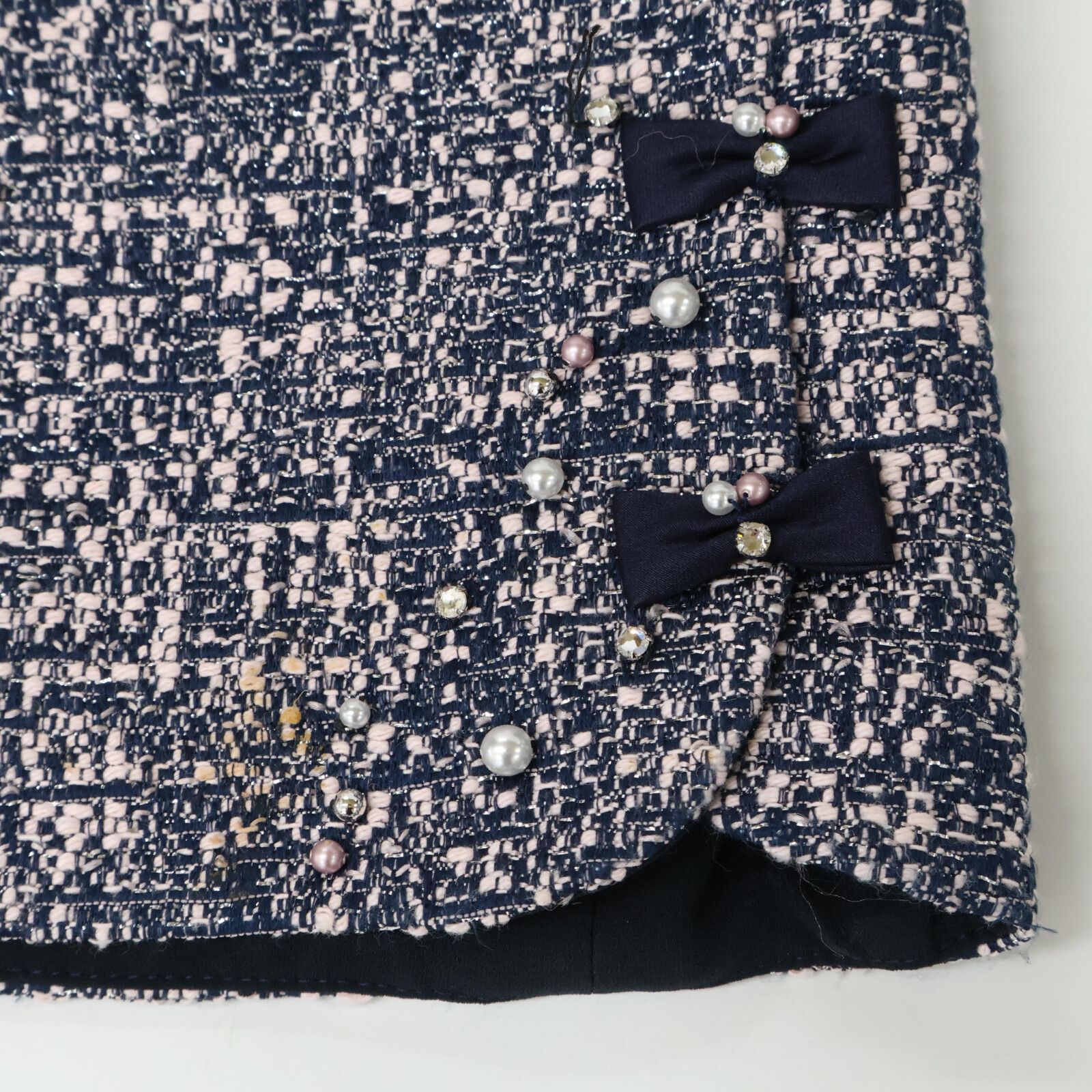 Other Other Rene Tweed Cotton Midi Skirt Cotton Skirts 6834250 DUTY FREE for USA Size ONE SIZE - 6 Thumbnail