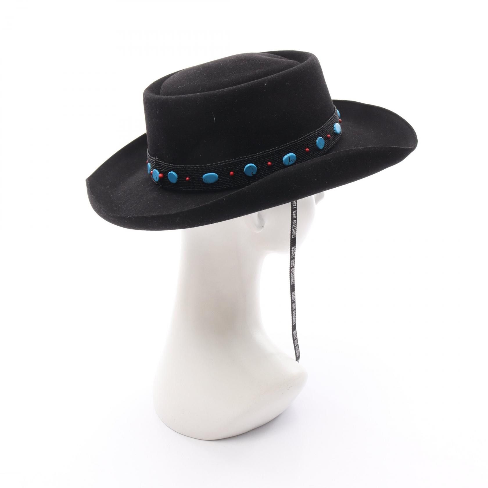 Dior Dior Dior Rabbit Hat Natural Material Hats 84WLD952G10090056 DUTY FREE for USA Size ONE SIZE - 2 Thumbnail