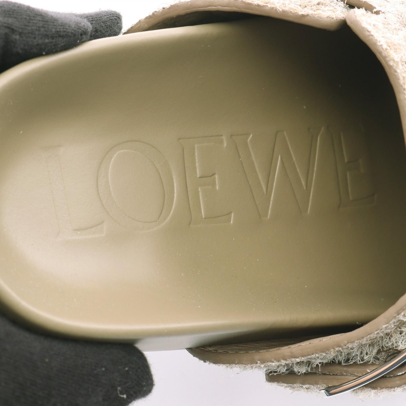 Loewe Loewe Loewe Ease Buckle Brushed Suede Mule Suede Shoes LLSS379X06416039 DUTY FREE for USA Size ONE SIZE - 5 Thumbnail