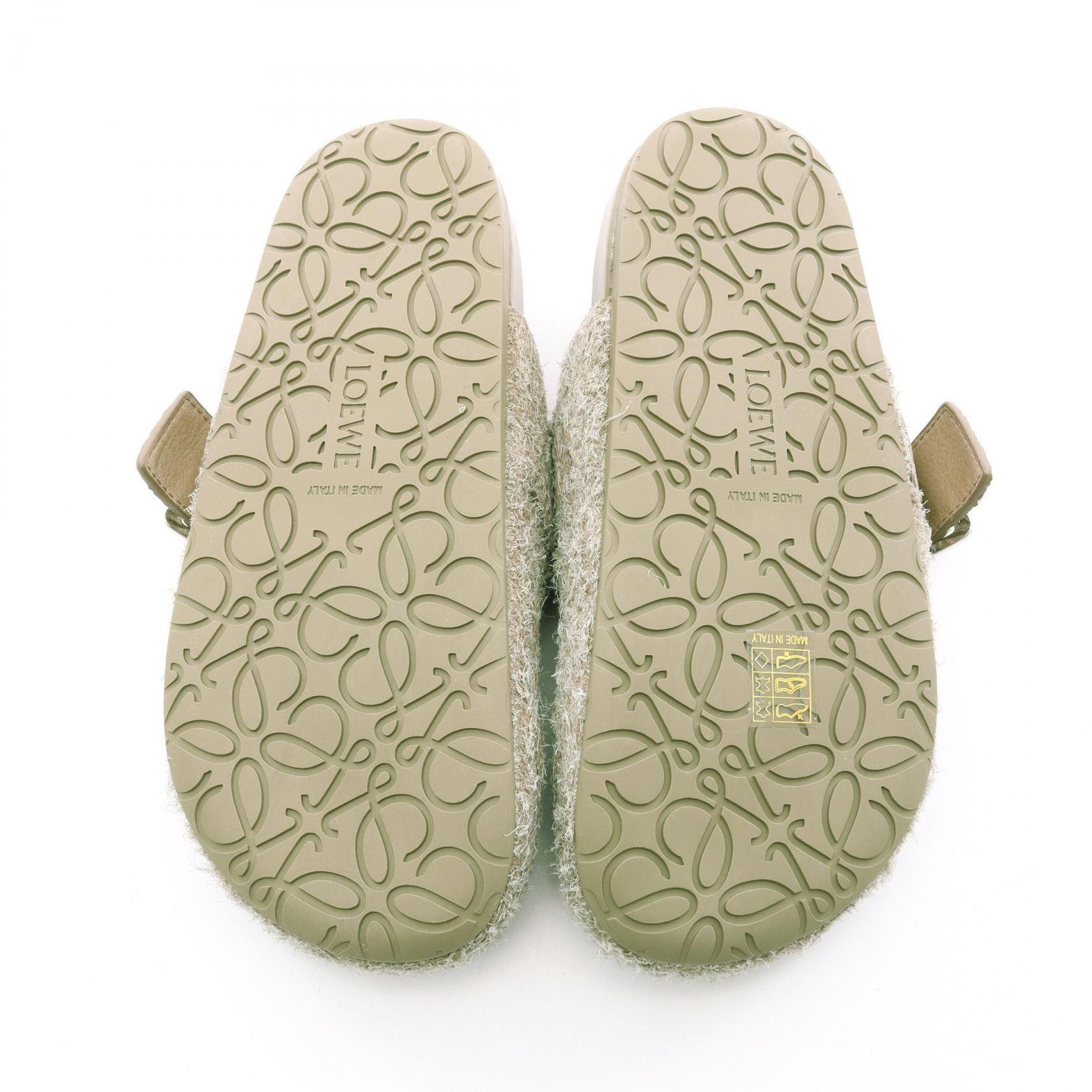 Loewe Loewe Loewe Ease Brushed Suede Mule Suede Shoes LLSS379X06416038 DUTY FREE for USA Size ONE SIZE - 4 Thumbnail