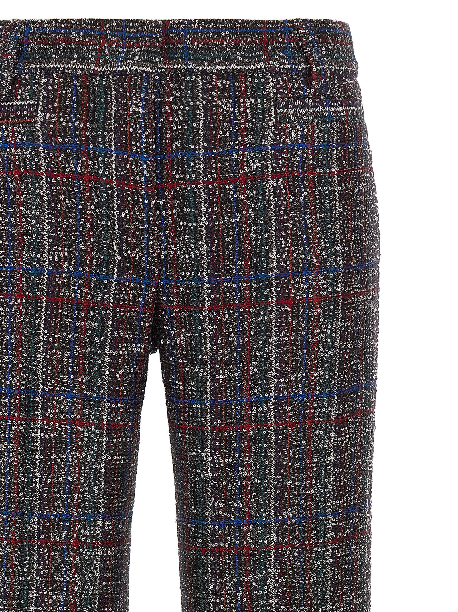 Missoni Sequin tartan pants Size 32" / US 10 / IT 46 - 3 Thumbnail