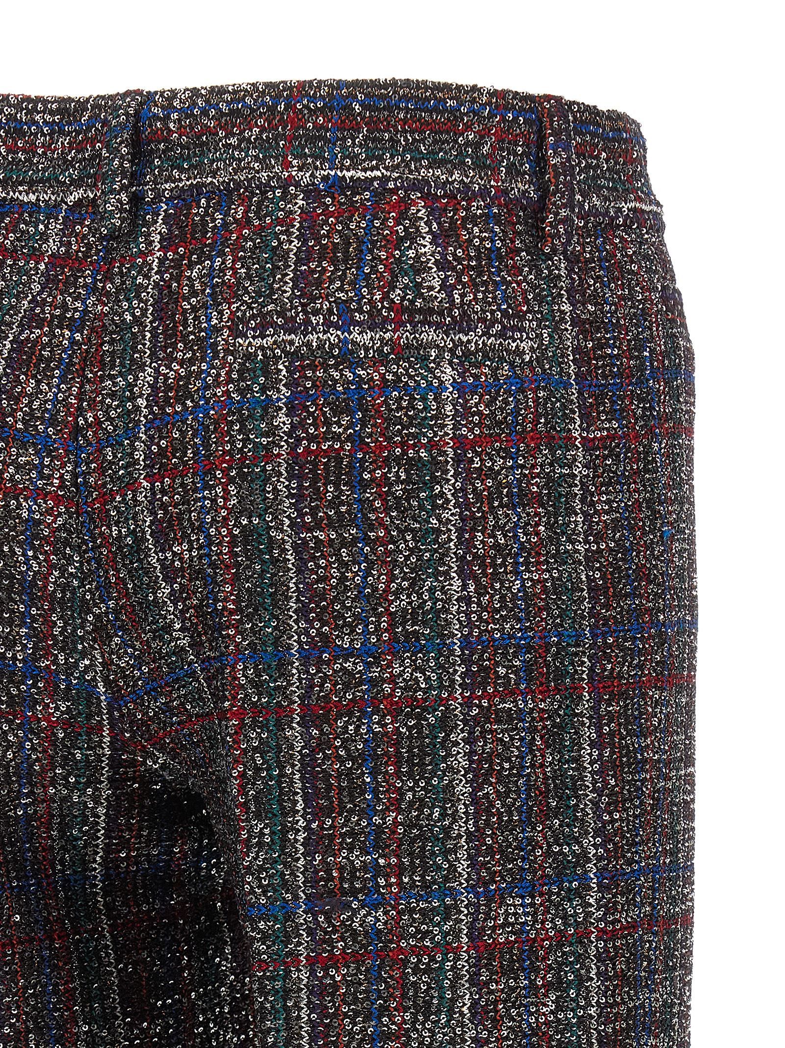 Missoni Sequin tartan pants Size 32" / US 10 / IT 46 - 4 Thumbnail