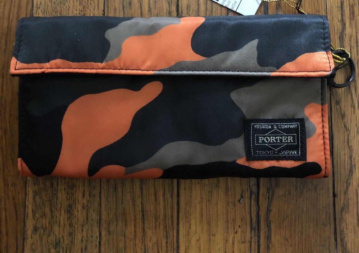 Porter PS Camo Long Wallet