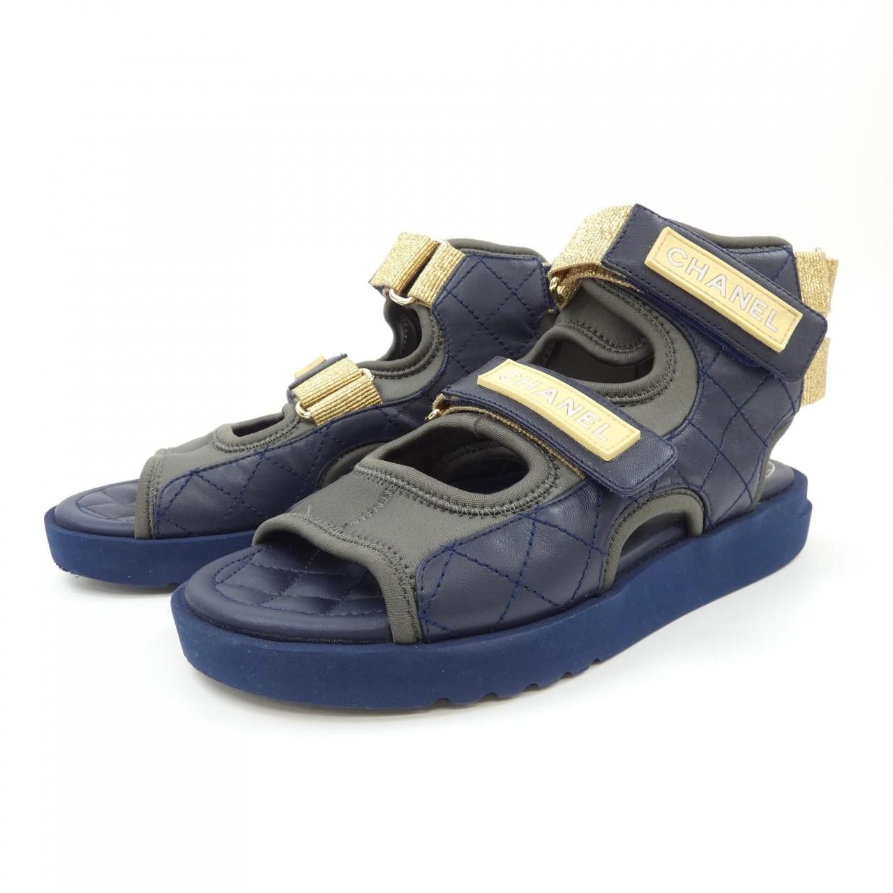 Chanel Chanel Chanel G37231Y55209 Sandals Leather Shoes G37231Y55209 DUTY FREE for USA Size ONE SIZE - 3 Thumbnail