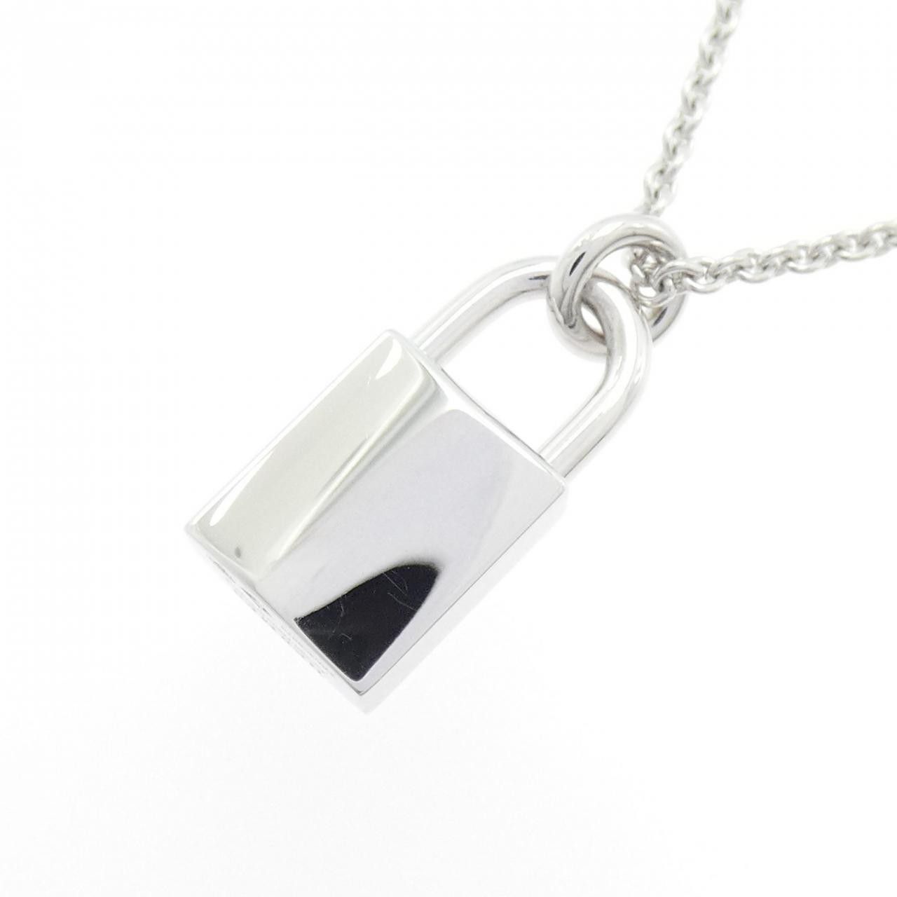Hermes Hermes Hermes Amulette Cadena 750 White Gold Diamond Necklace Metal Necklace DUTY FREE for USA Size ONE SIZE - 4 Thumbnail