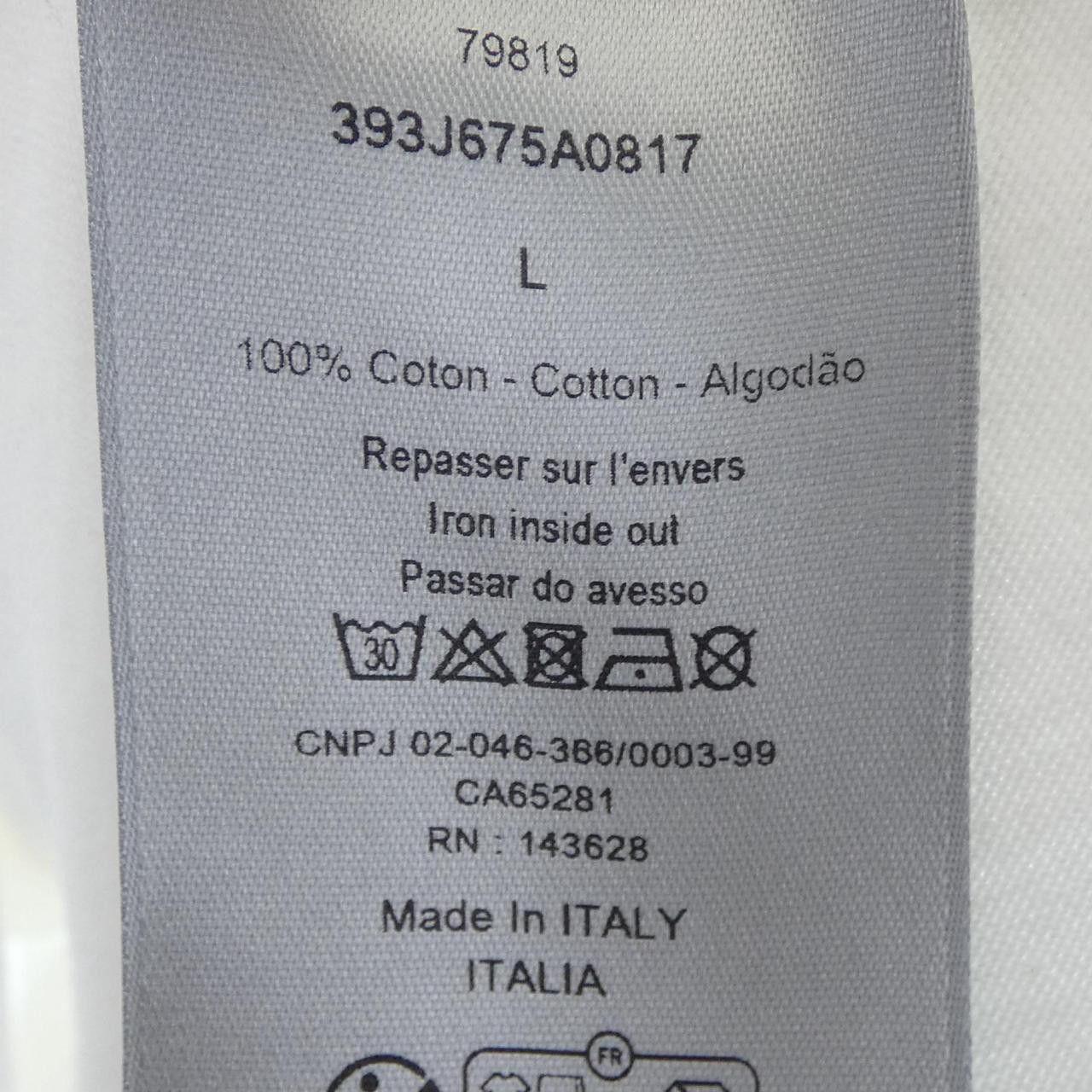 Dior Dior Dior T-shirt Cotton T-Shirts 393J675A0817 DUTY FREE for USA Size ONE SIZE - 3 Thumbnail