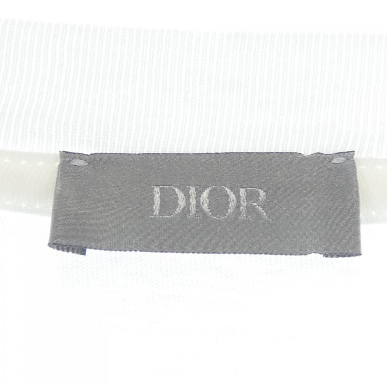 Dior Dior Dior T-shirt Cotton T-Shirts 393J675A0817 DUTY FREE for USA Size ONE SIZE - 4 Thumbnail