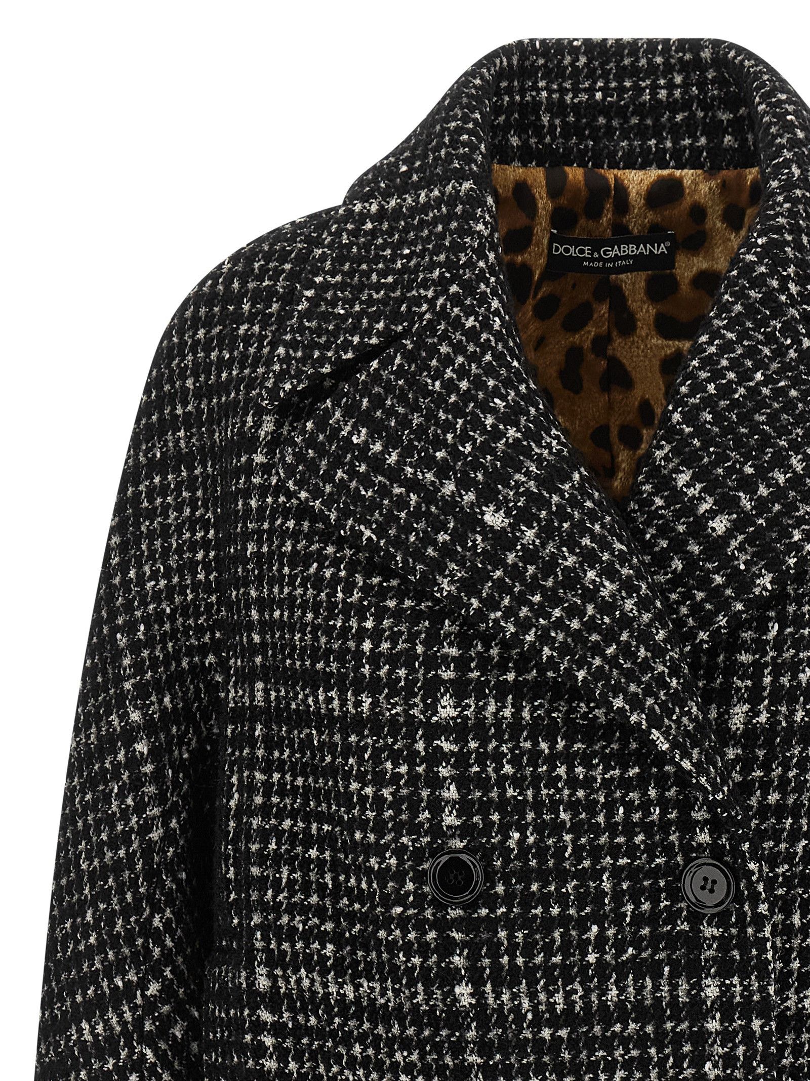 Dolce & Gabbana Houndstooth coat Size XS / US 0-2 / IT 36-38 - 3 Thumbnail