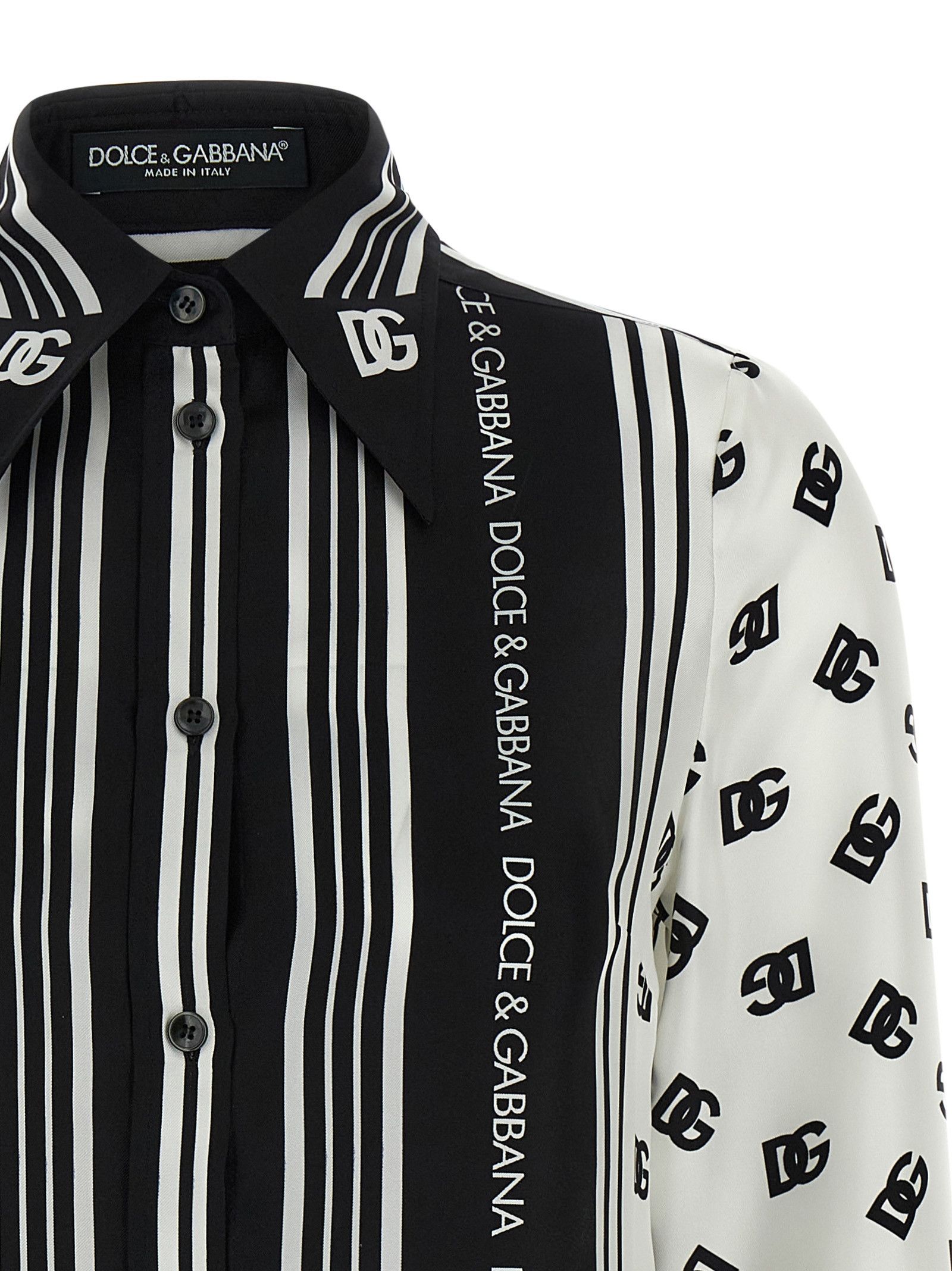 Dolce & Gabbana DG print shirt Size S / US 4 / IT 40 - 3 Thumbnail