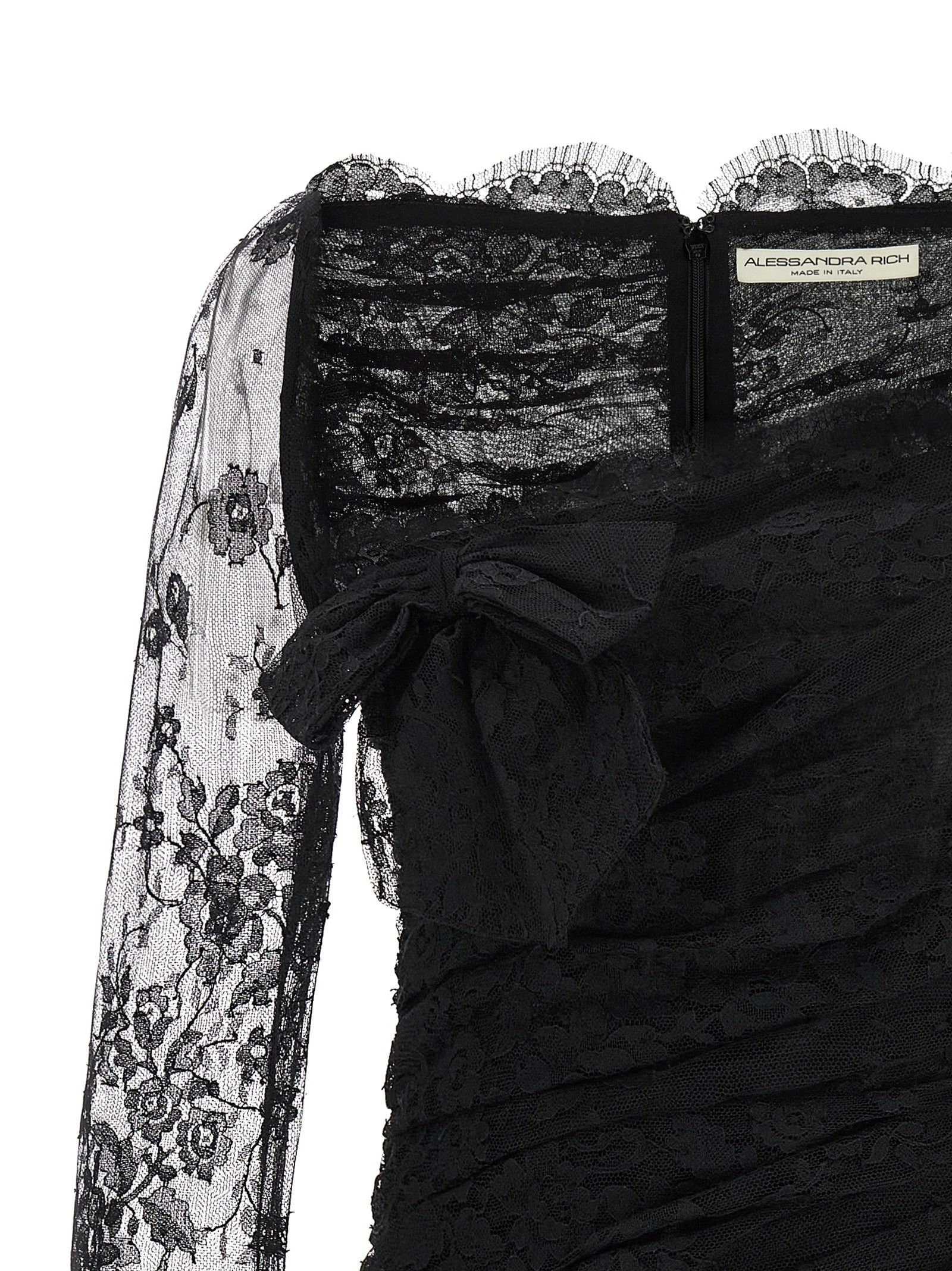 Alessandra Rich Draped dress. Size M / US 6-8 / IT 42-44 - 3 Thumbnail